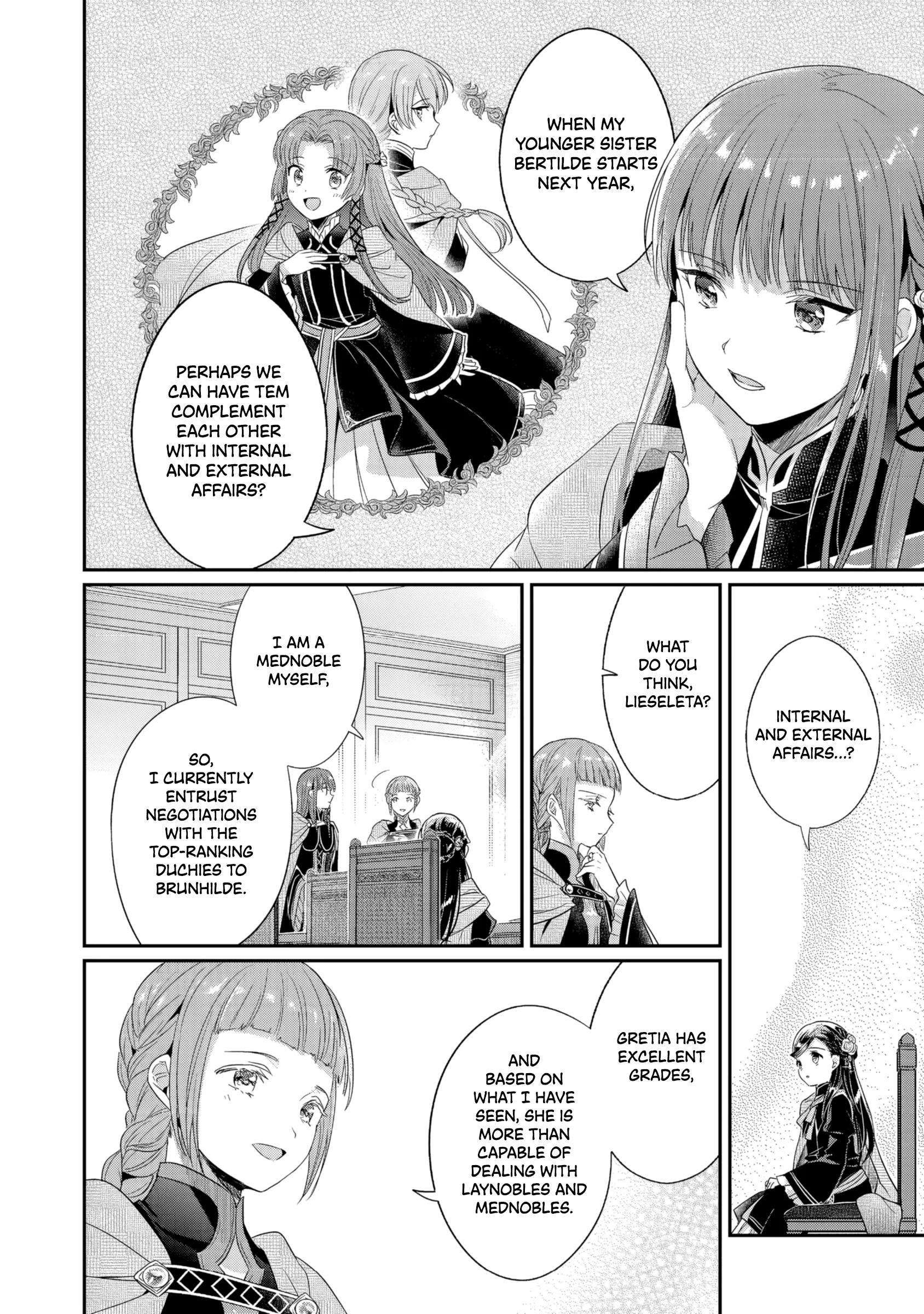 Honzuki no Gekokujou: Shisho ni Naru tame ni wa Shudan o Erandeiraremasen—Dai-5 Bu: Todaeta Chishiki o Tsunageyou! - Capítulo 1 - Página 28 - LectorTMOo