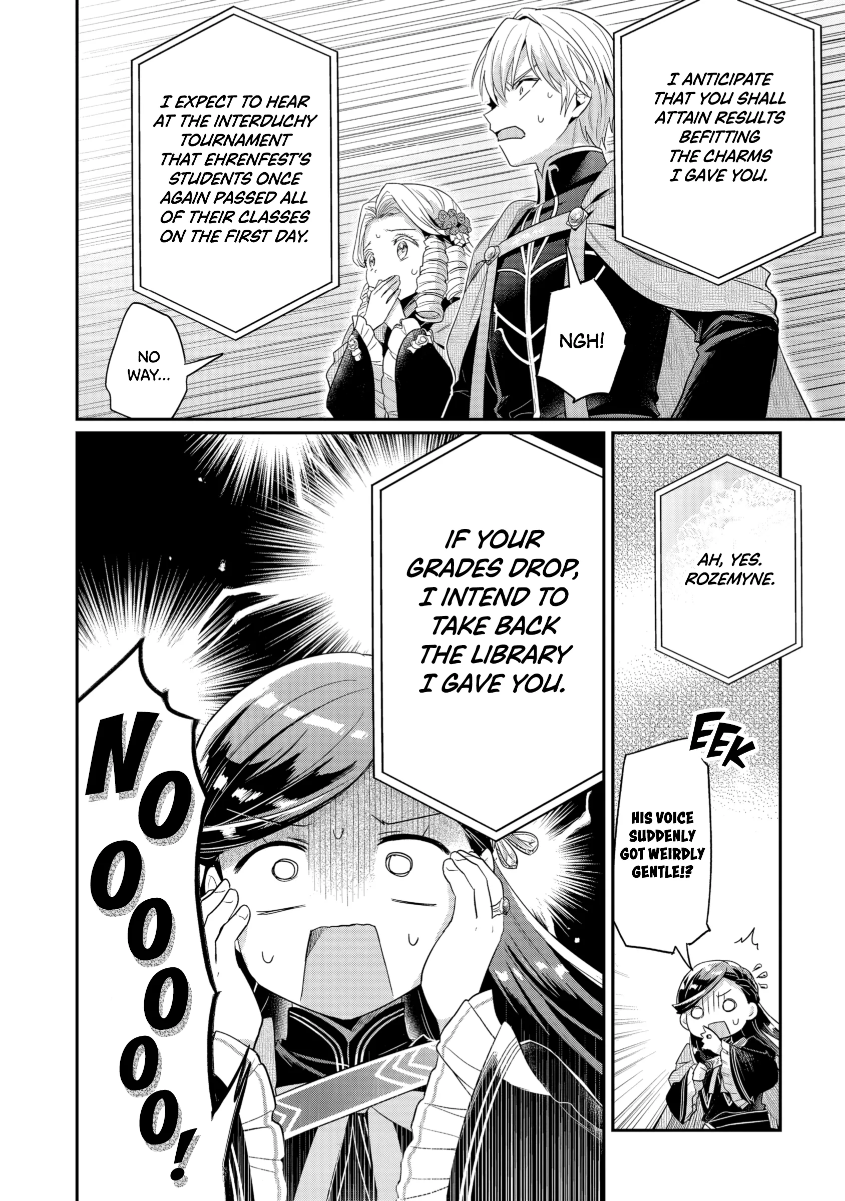Honzuki no Gekokujou: Shisho ni Naru tame ni wa Shudan o Erandeiraremasen—Dai-5 Bu: Todaeta Chishiki o Tsunageyou! - Capítulo 2 - Página 34 - LectorTMOo