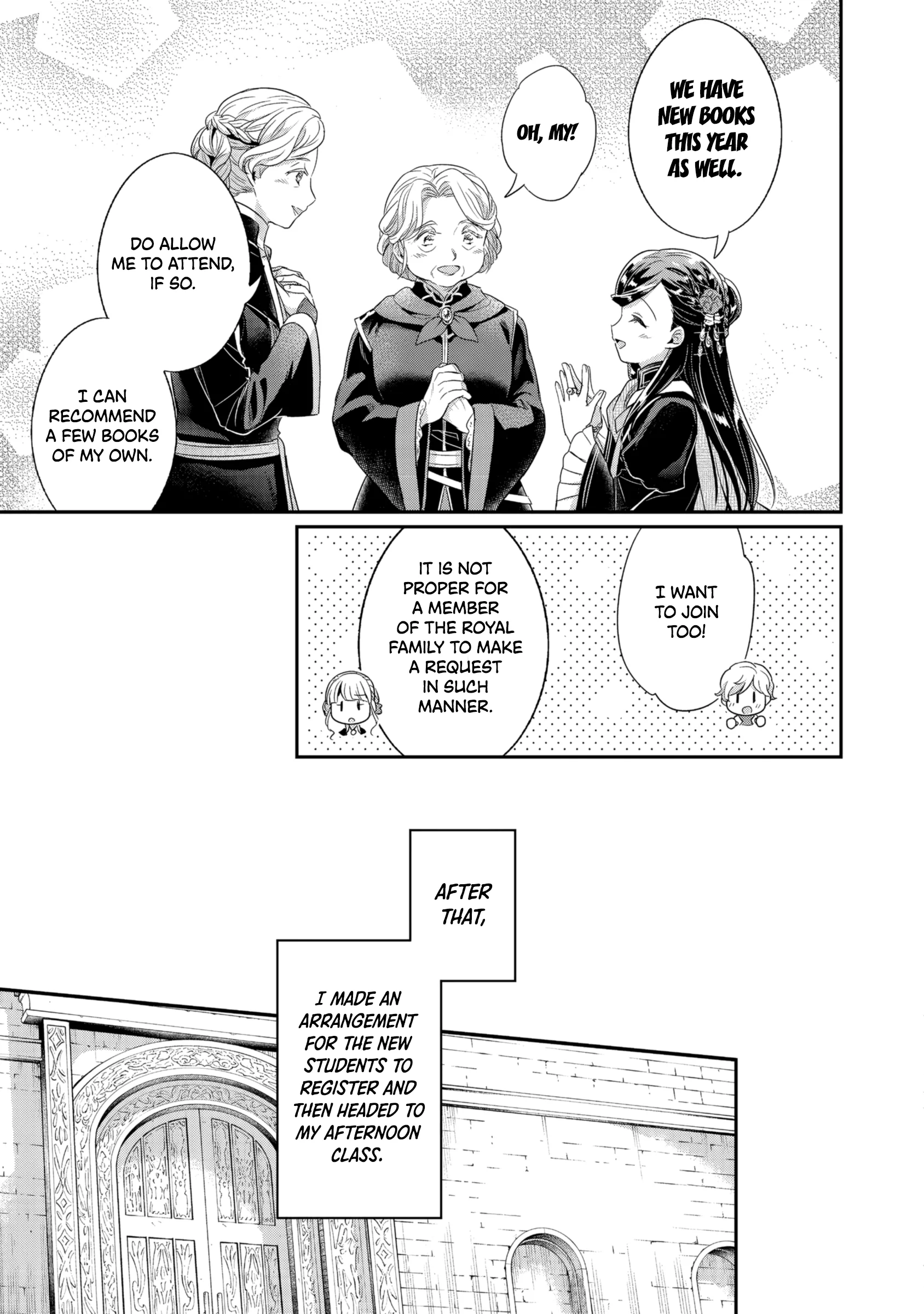 Honzuki no Gekokujou: Shisho ni Naru tame ni wa Shudan o Erandeiraremasen—Dai-5 Bu: Todaeta Chishiki o Tsunageyou! - Capítulo 3 - Página 28 - LectorTMOo