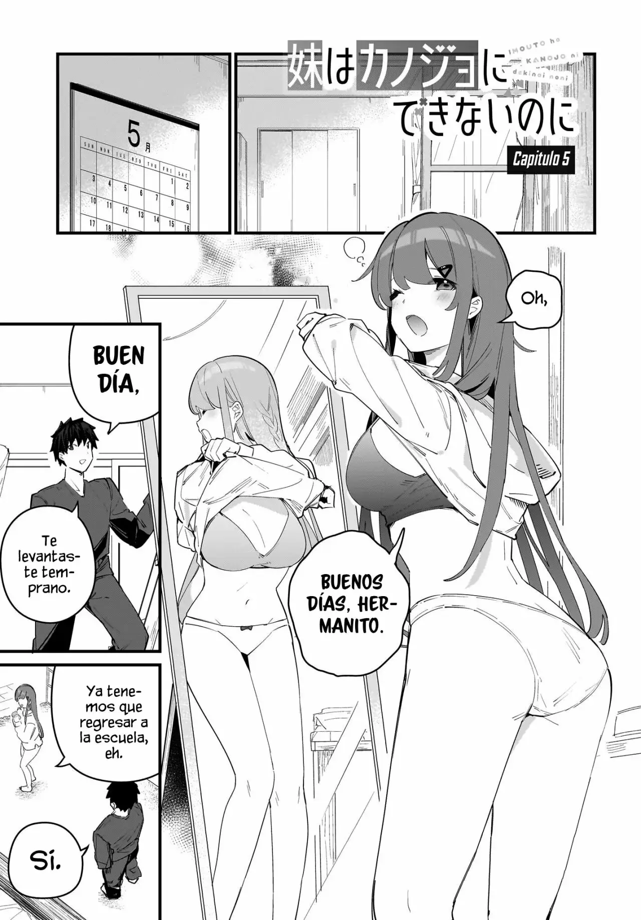 Imouto wa Kanojo ni Dekinai no ni capítulo 5 página 3