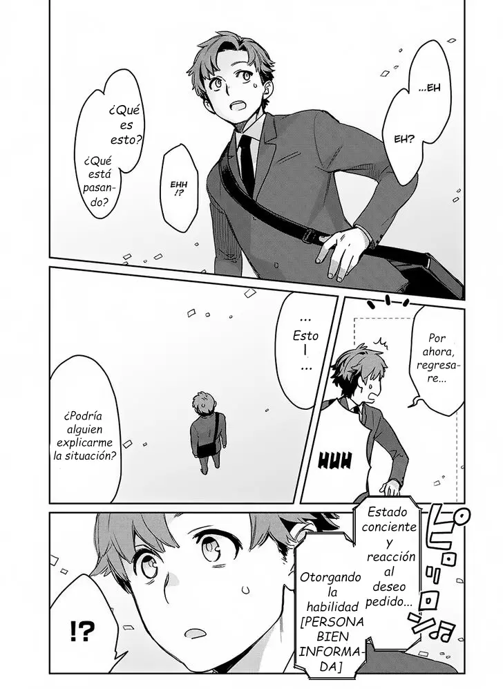 Isekai ni Kita Mitai dakedo Dousureba Yoi no Darou capítulo 1 página 8