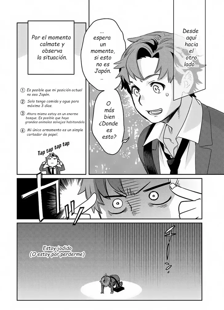 Isekai ni Kita Mitai dakedo Dousureba Yoi no Darou capítulo 1 página 13