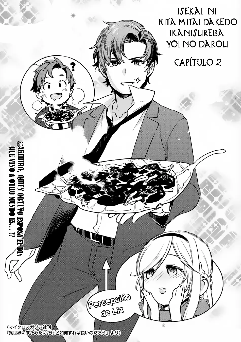 Isekai ni Kita Mitai dakedo Dousureba Yoi no Darou capítulo 2 página 2