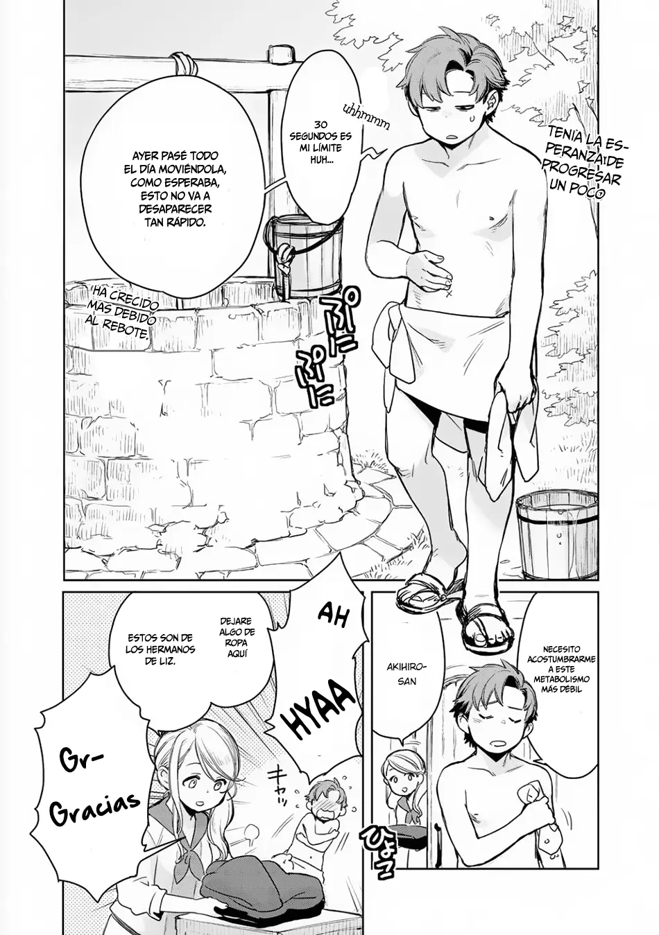 Isekai ni Kita Mitai dakedo Dousureba Yoi no Darou capítulo 3 página 4