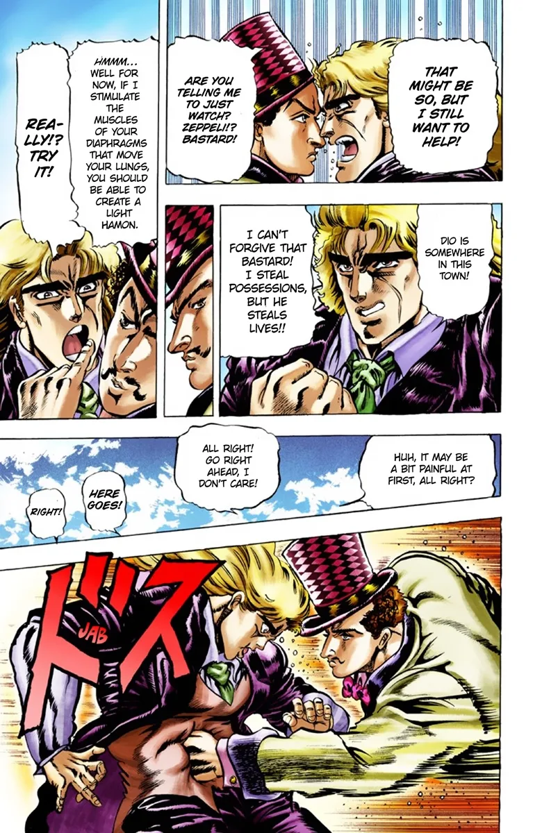 JoJo's Bizarre Adventure, Part 1: Phantom Blood (Official Colored) - Capítulo 24 - Página 4 - LectorTMOo