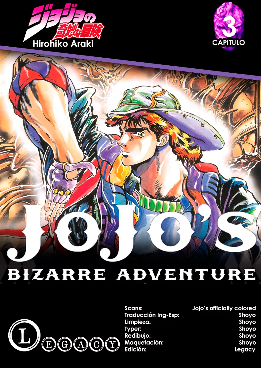 JoJo's Bizarre Adventure, Part 1: Phantom Blood (Official Colored) - Capítulo 3 - Página 1 - LectorTMOo