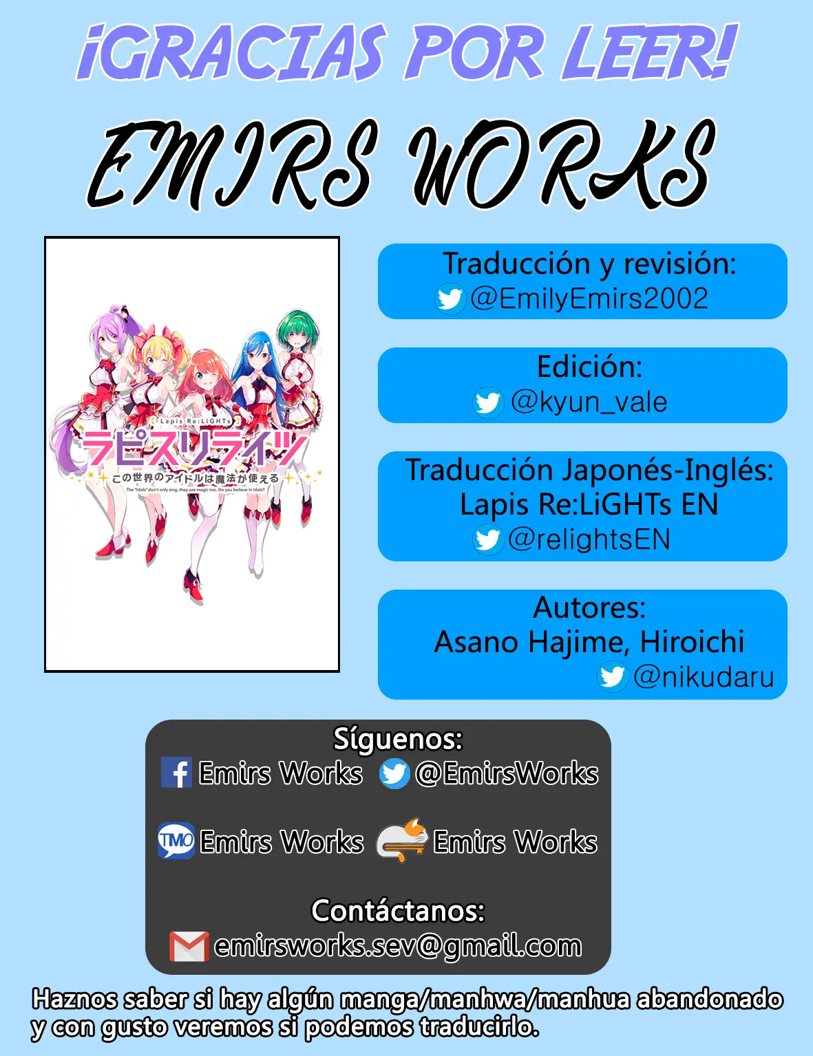 Lapis Re:LiGHTs Web Comic (Our Prelude) capítulo 2 página 5