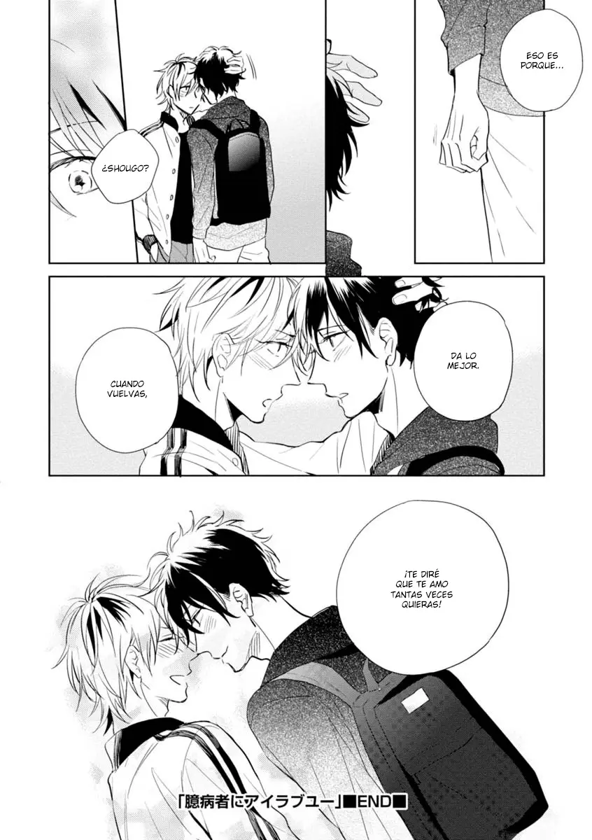 Okubyoumono ni I Love You capítulo 4 página 54