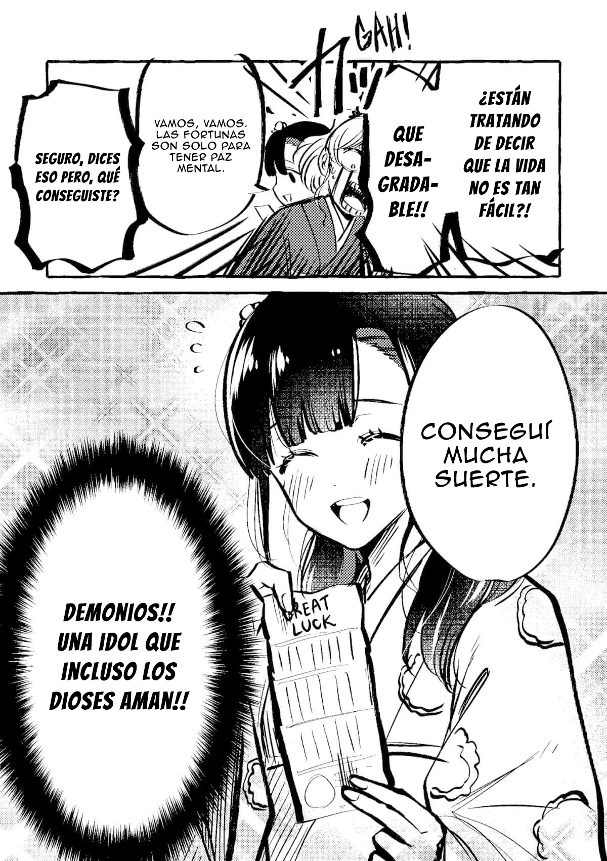 Oni Ure Idol ga Kyou mo Watashi wo Oshitekuru - Capítulo 10.1 - Página 2 - LectorTMOo