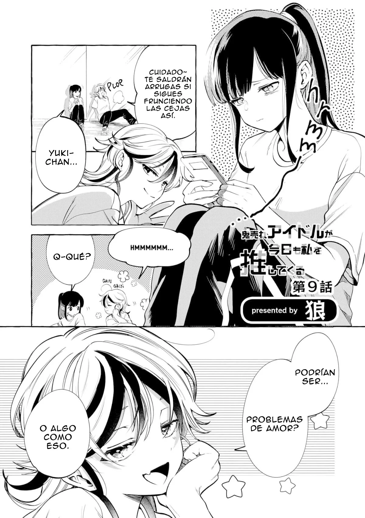 Oni Ure Idol ga Kyou mo Watashi wo Oshitekuru - Capítulo 9 - Página 1 - LectorTMOo