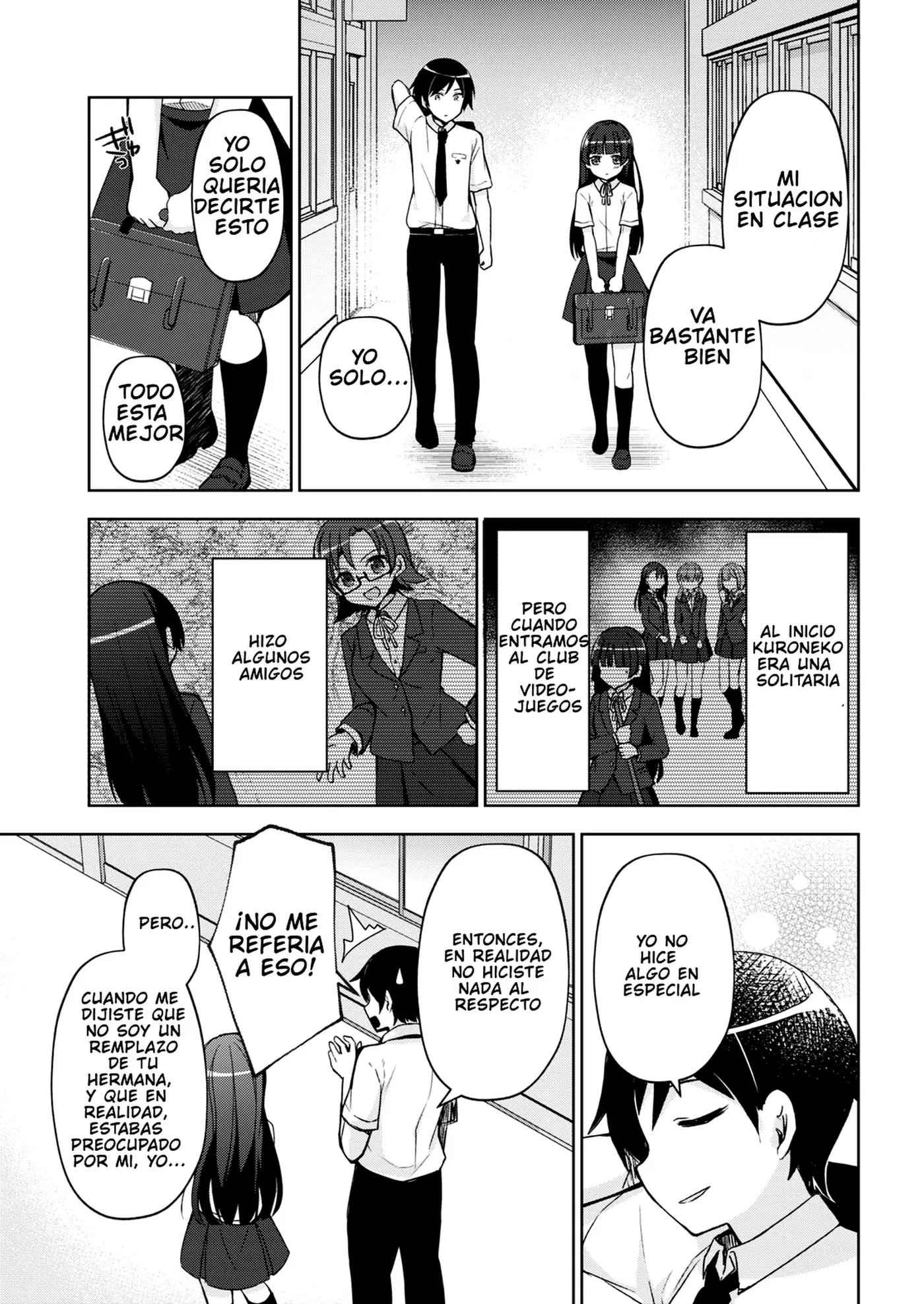 Mi Hermana Menor No Puede Ser Tan Linda: Kuroneko If capítulo 1 página 11