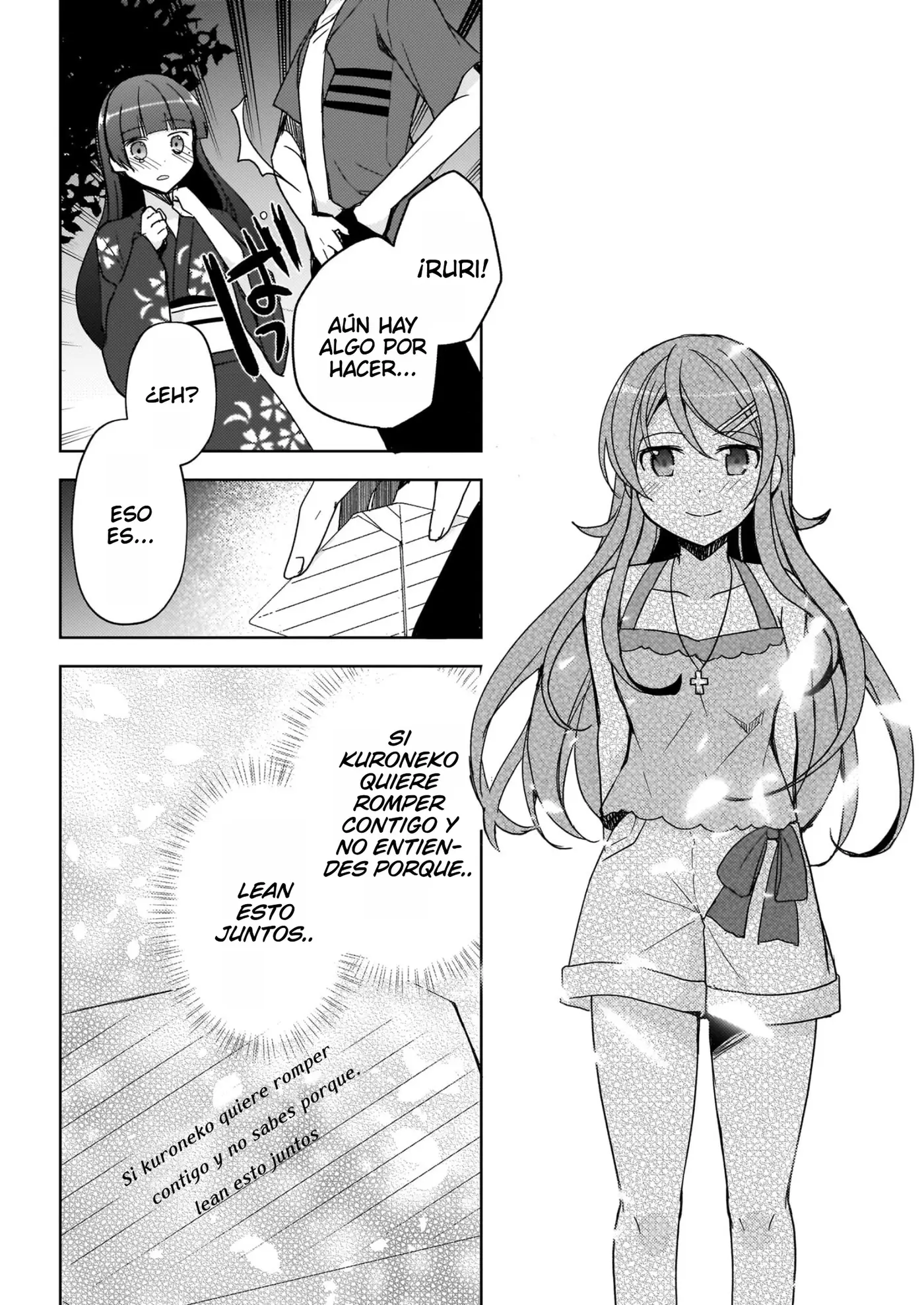 Mi Hermana Menor No Puede Ser Tan Linda: Kuroneko If capítulo 26 página 7