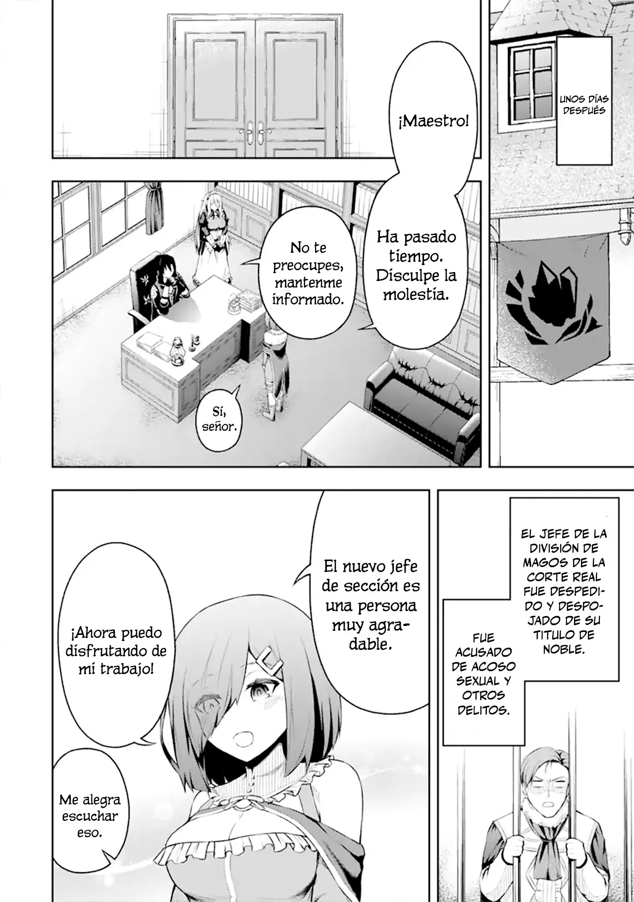 Ore wa Boukensha Guild no Akutoku Guild Master ~Jinzai wo Tekizaitekisho ni Tsuihou Shitara, Nazeka Mechakucha Kanshasaremashita~ capítulo 1 página 53