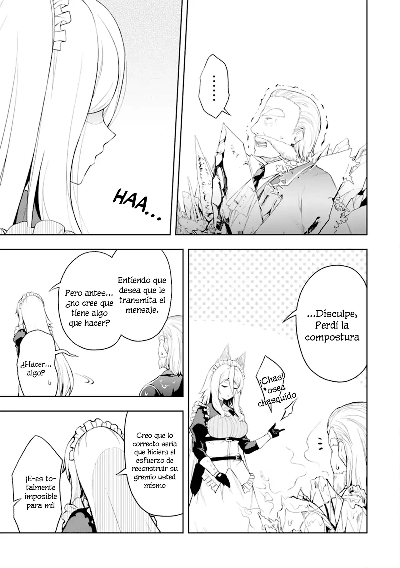 Ore wa Boukensha Guild no Akutoku Guild Master ~Jinzai wo Tekizaitekisho ni Tsuihou Shitara, Nazeka Mechakucha Kanshasaremashita~ capítulo 2.5 página 15