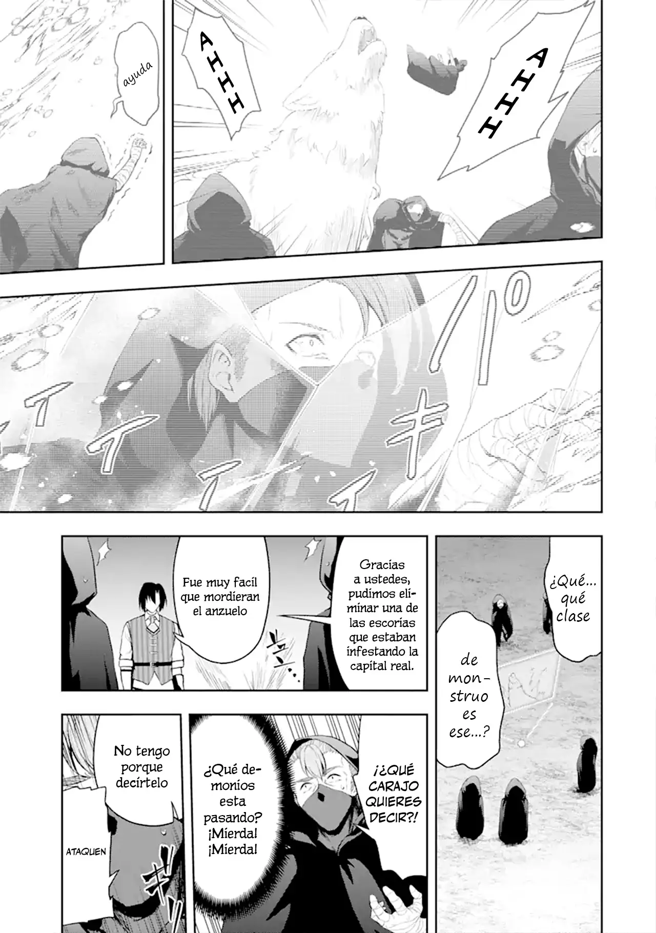 Ore wa Boukensha Guild no Akutoku Guild Master ~Jinzai wo Tekizaitekisho ni Tsuihou Shitara, Nazeka Mechakucha Kanshasaremashita~ capítulo 2 página 35