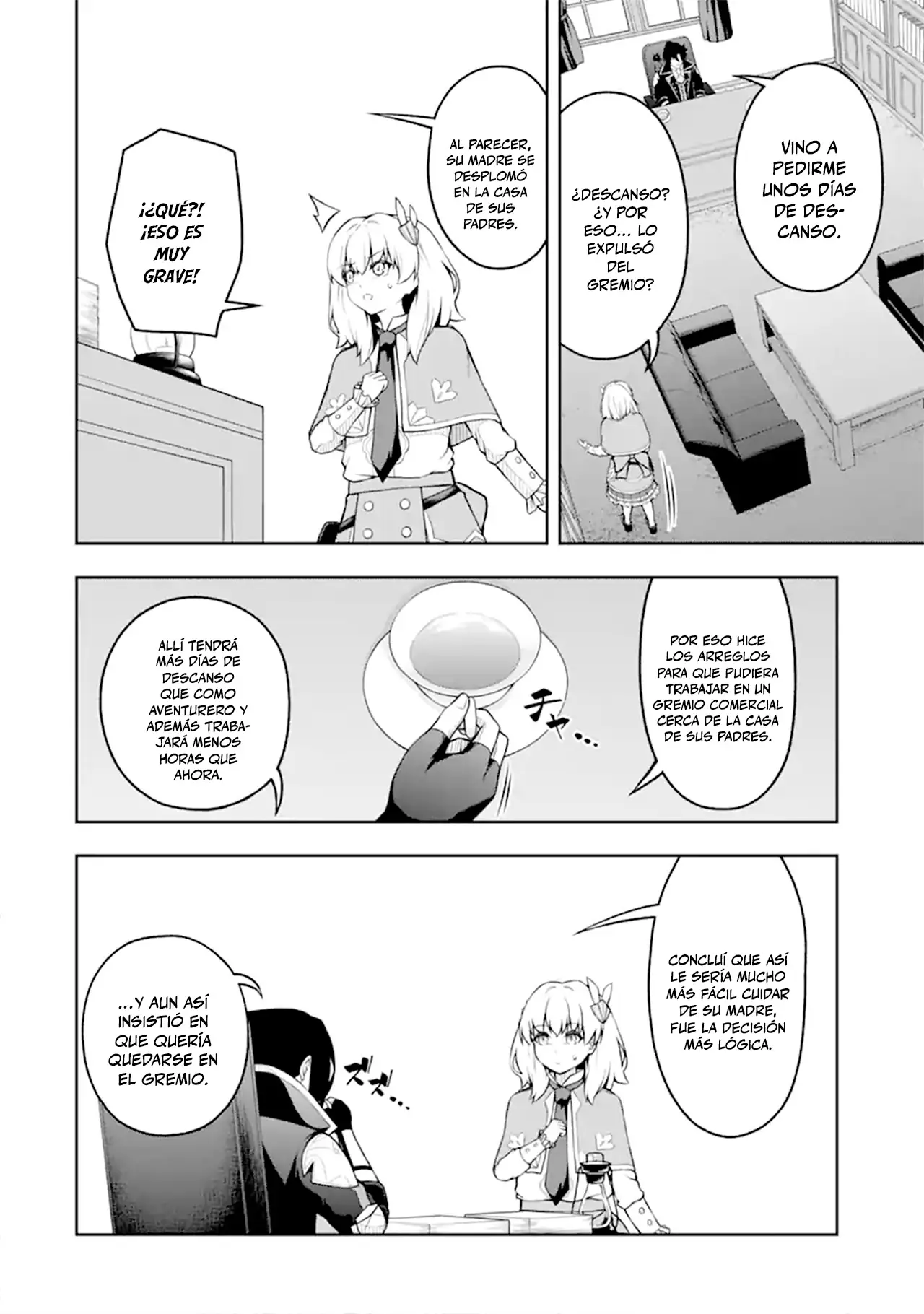 Ore wa Boukensha Guild no Akutoku Guild Master ~Jinzai wo Tekizaitekisho ni Tsuihou Shitara, Nazeka Mechakucha Kanshasaremashita~ capítulo 6 página 6