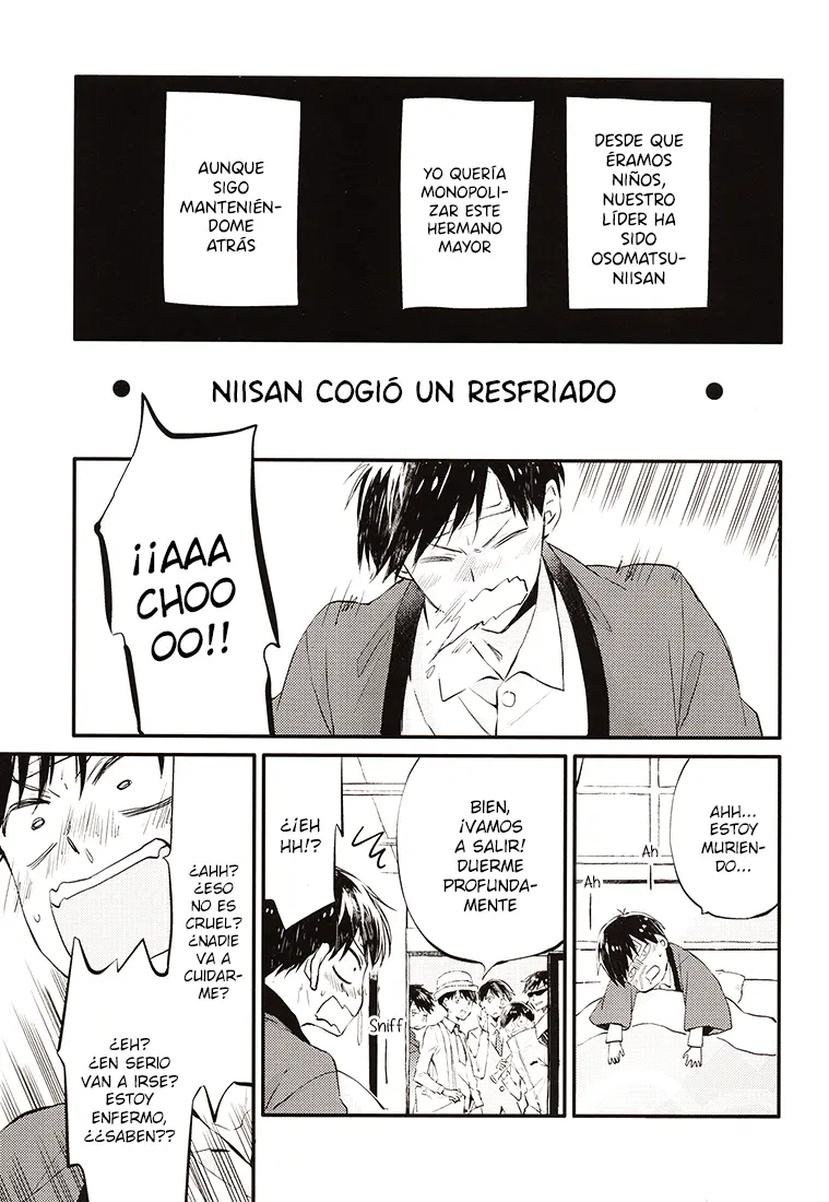 Osomatsu-san - Niisan caught a cold (Doujinshi) capítulo 0 página 3