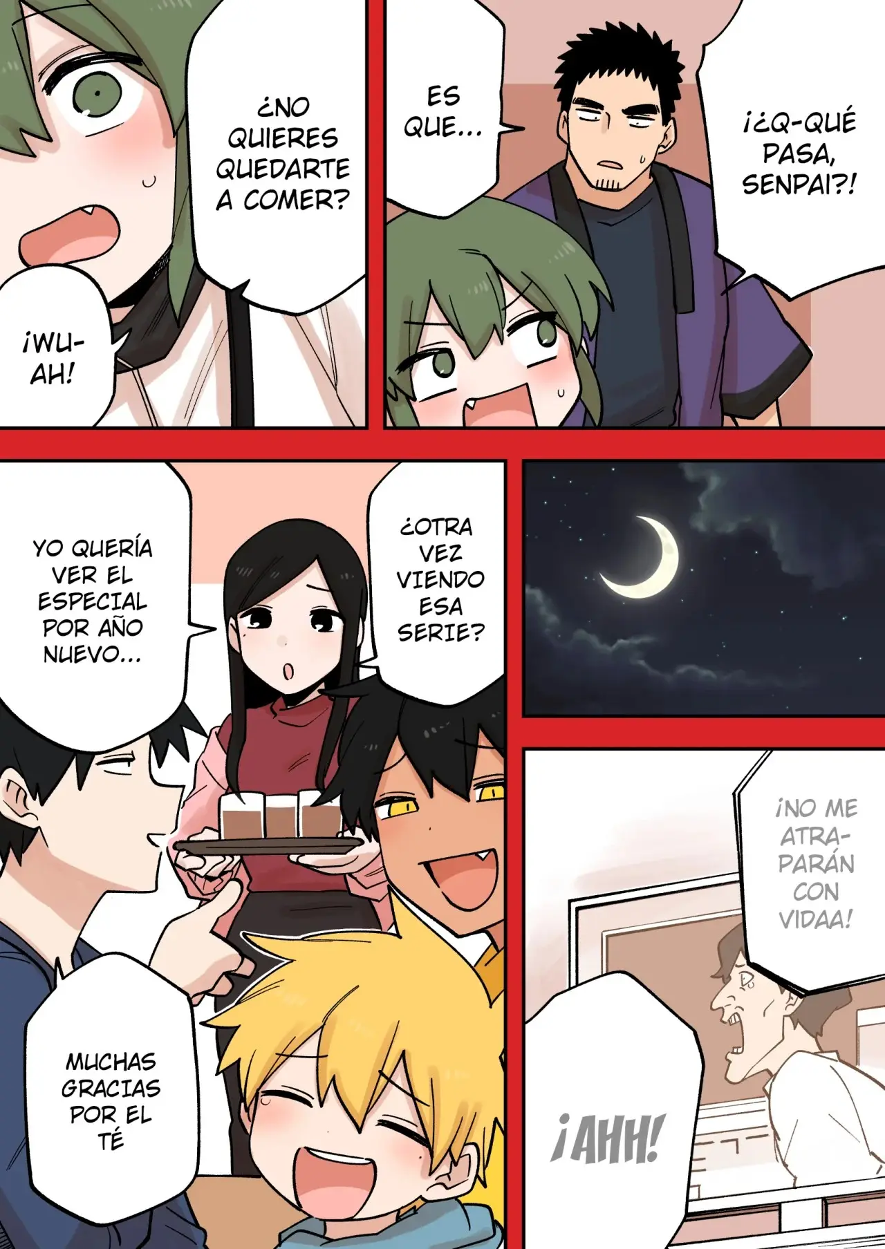 Senpai ga Uzai Kouhai no Hanashi capítulo 224.5 página 6