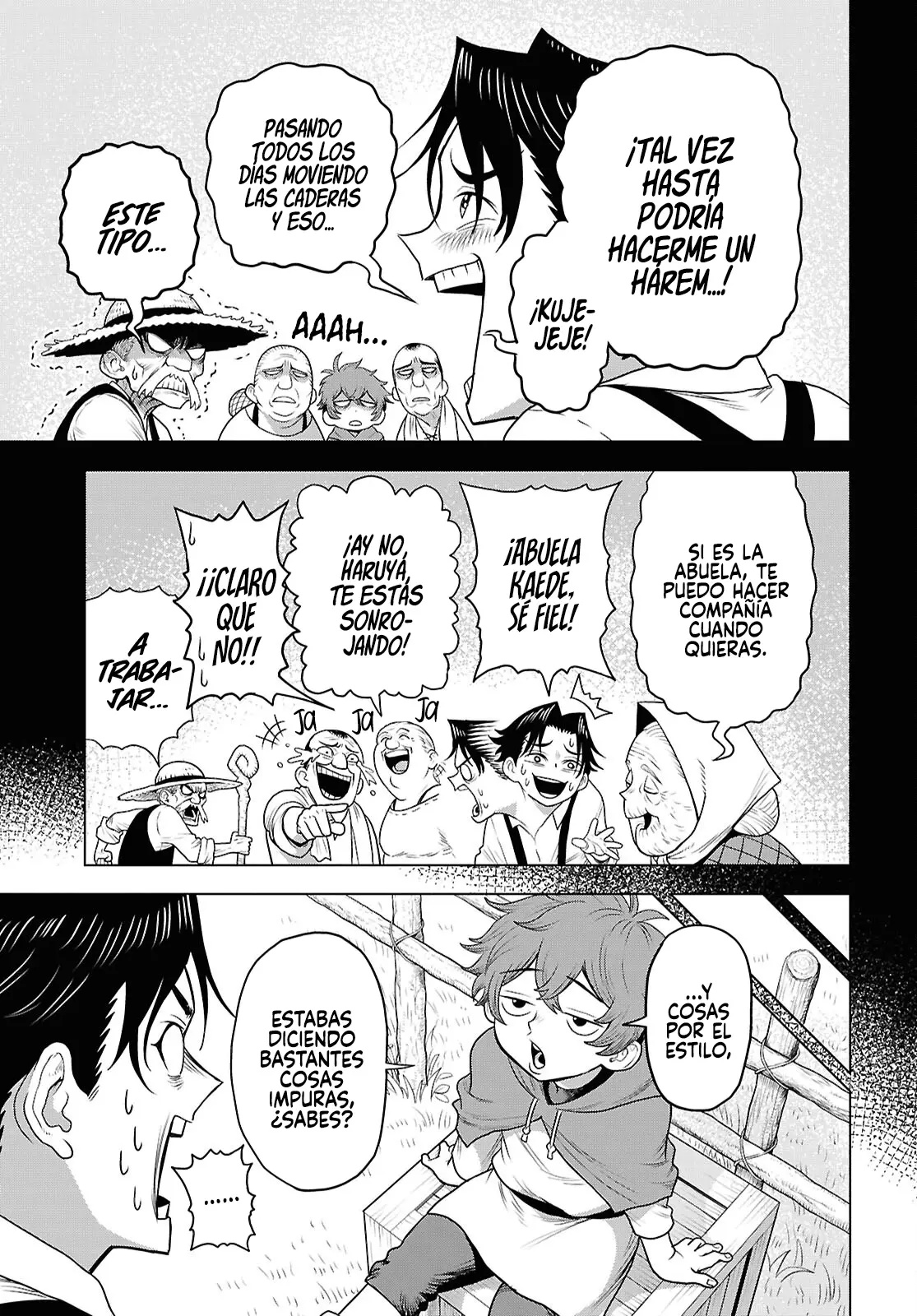 Shini Modotta Ore wa Seinaru Yuusha wo Yamete, Haremu Tsukutte Koshi wo Hekoheko Futte Itai capítulo 1 página 43