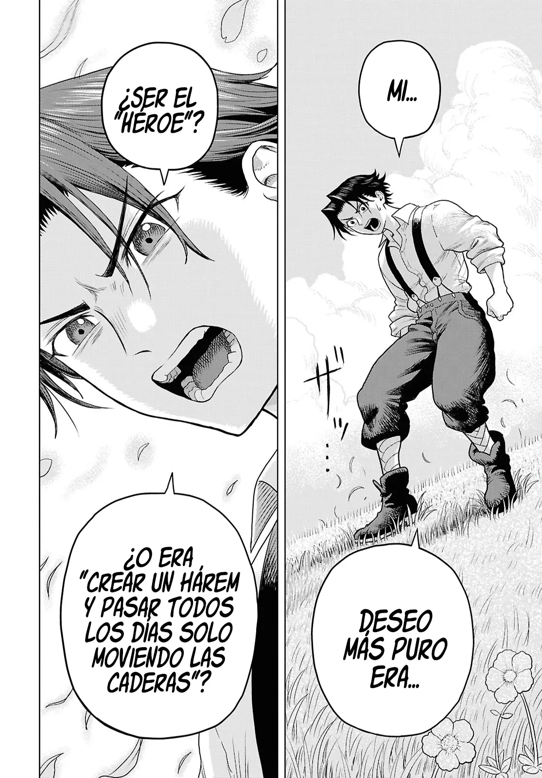 Shini Modotta Ore wa Seinaru Yuusha wo Yamete, Haremu Tsukutte Koshi wo Hekoheko Futte Itai capítulo 1 página 46