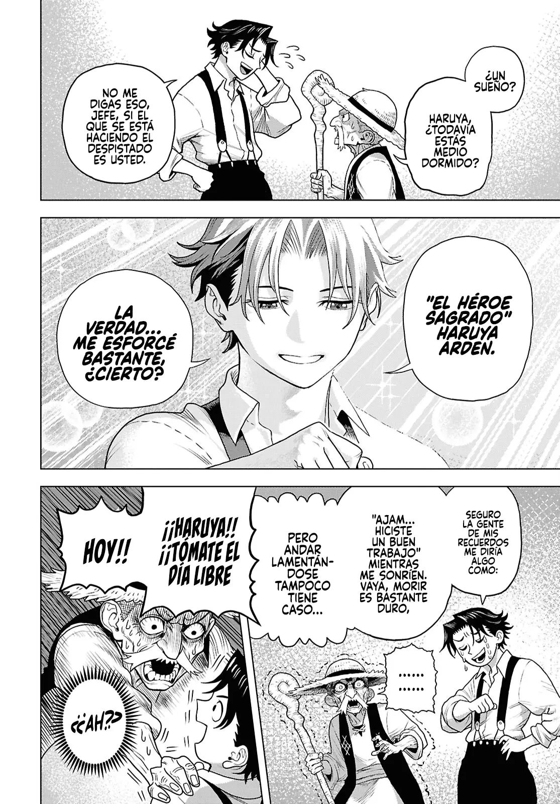 Shinimodotta Ore wa Seinaru Yuusha o Yamete, Harem Tsukutte Koshi o Hekoheko Futteitai capítulo 1 página 26
