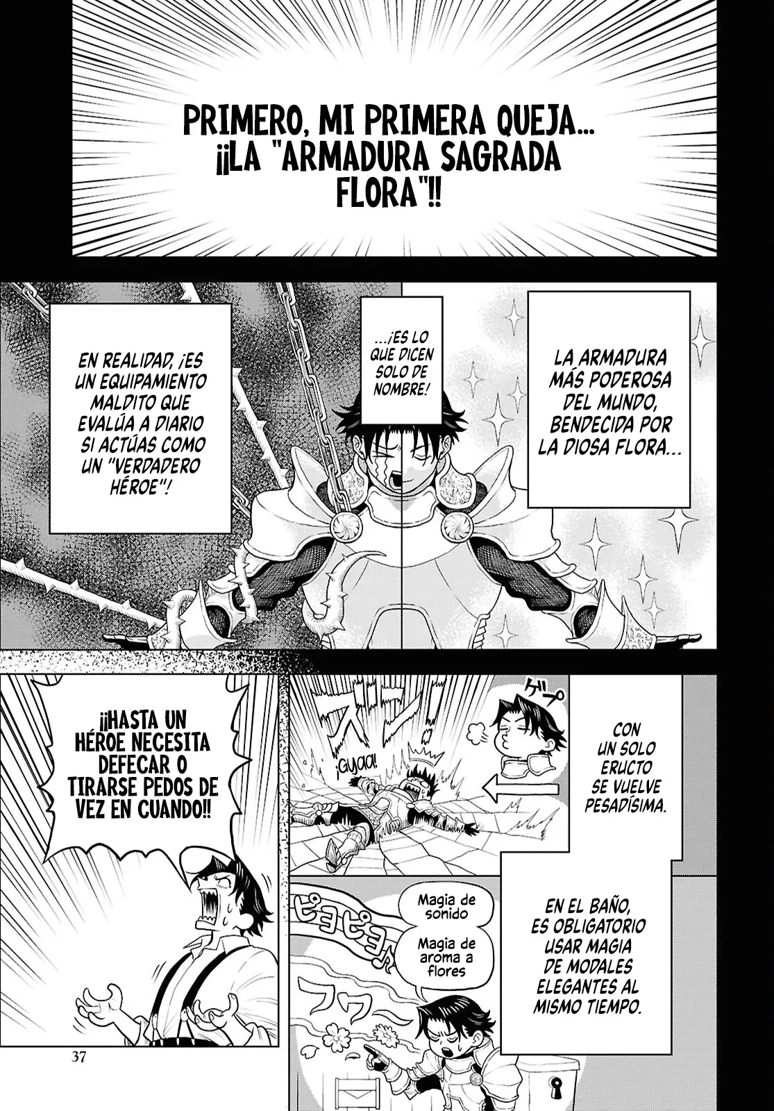 Shinimodotta Ore wa Seinaru Yuusha o Yamete, Harem Tsukutte Koshi o Hekoheko Futteitai capítulo 1 página 33