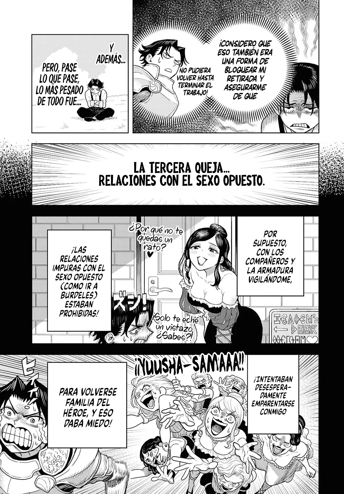 Shinimodotta Ore wa Seinaru Yuusha o Yamete, Harem Tsukutte Koshi o Hekoheko Futteitai capítulo 1 página 35