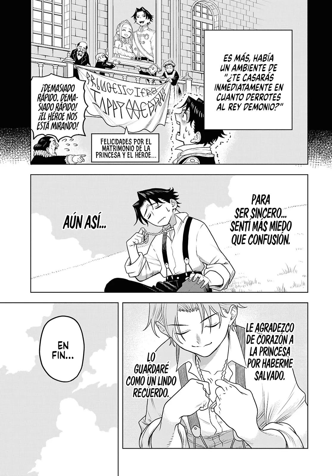 Shinimodotta Ore wa Seinaru Yuusha o Yamete, Harem Tsukutte Koshi o Hekoheko Futteitai capítulo 1 página 37