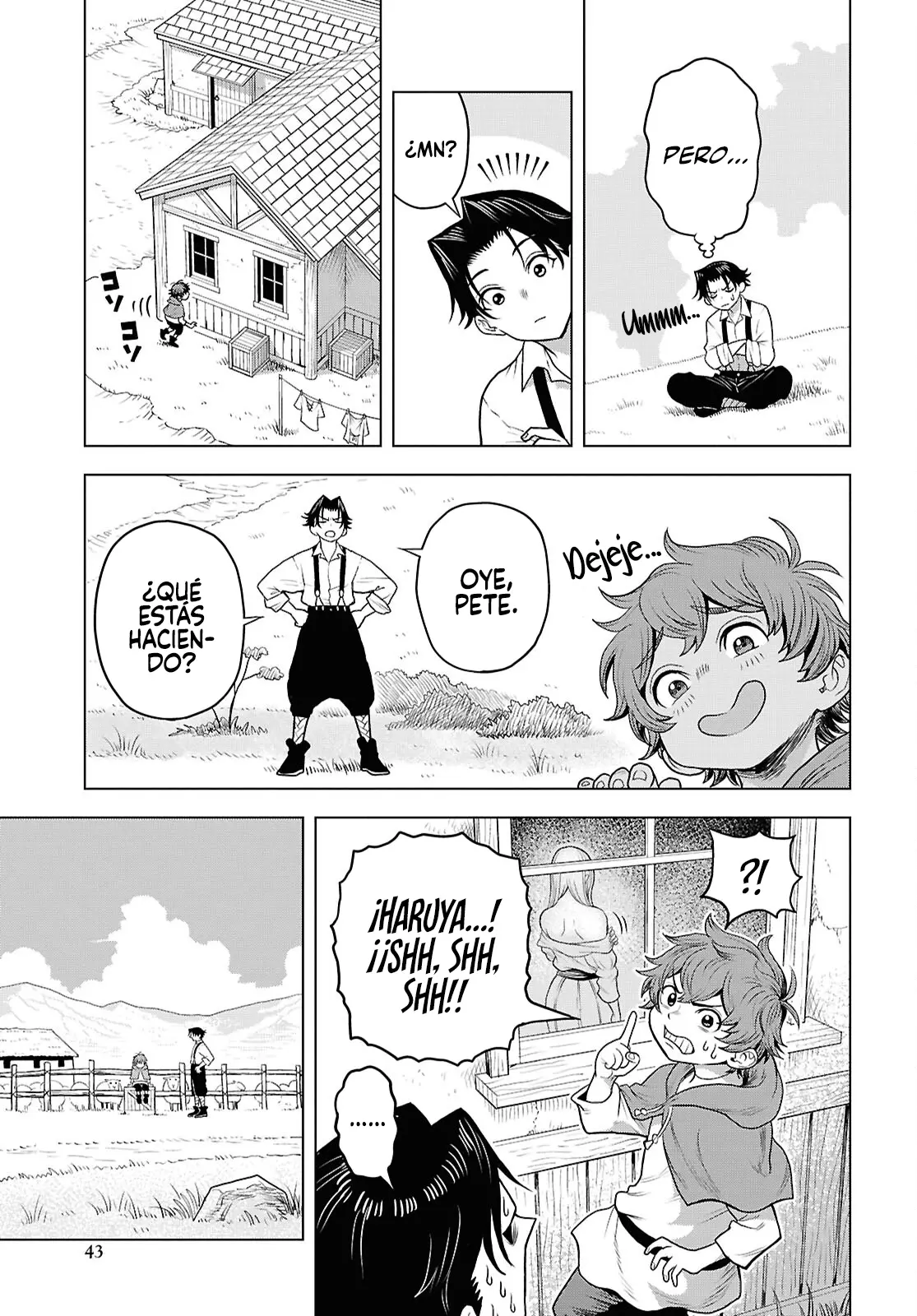 Shinimodotta Ore wa Seinaru Yuusha o Yamete, Harem Tsukutte Koshi o Hekoheko Futteitai capítulo 1 página 39