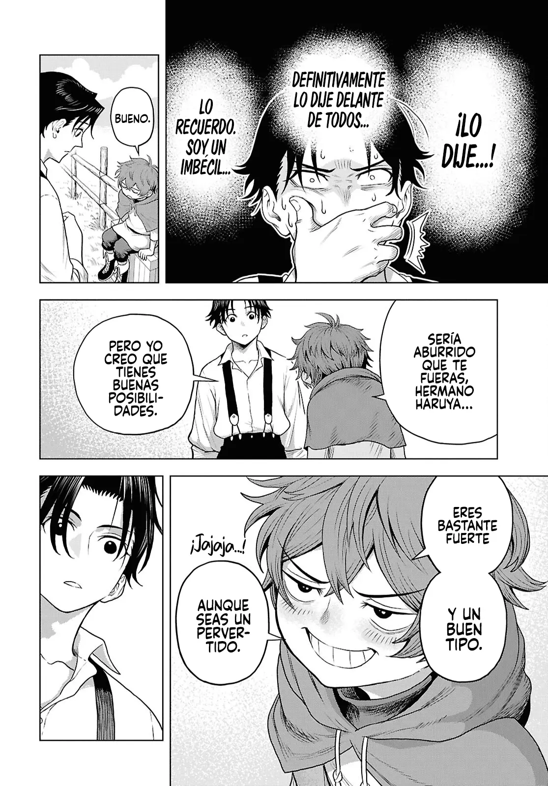 Shinimodotta Ore wa Seinaru Yuusha o Yamete, Harem Tsukutte Koshi o Hekoheko Futteitai capítulo 1 página 44