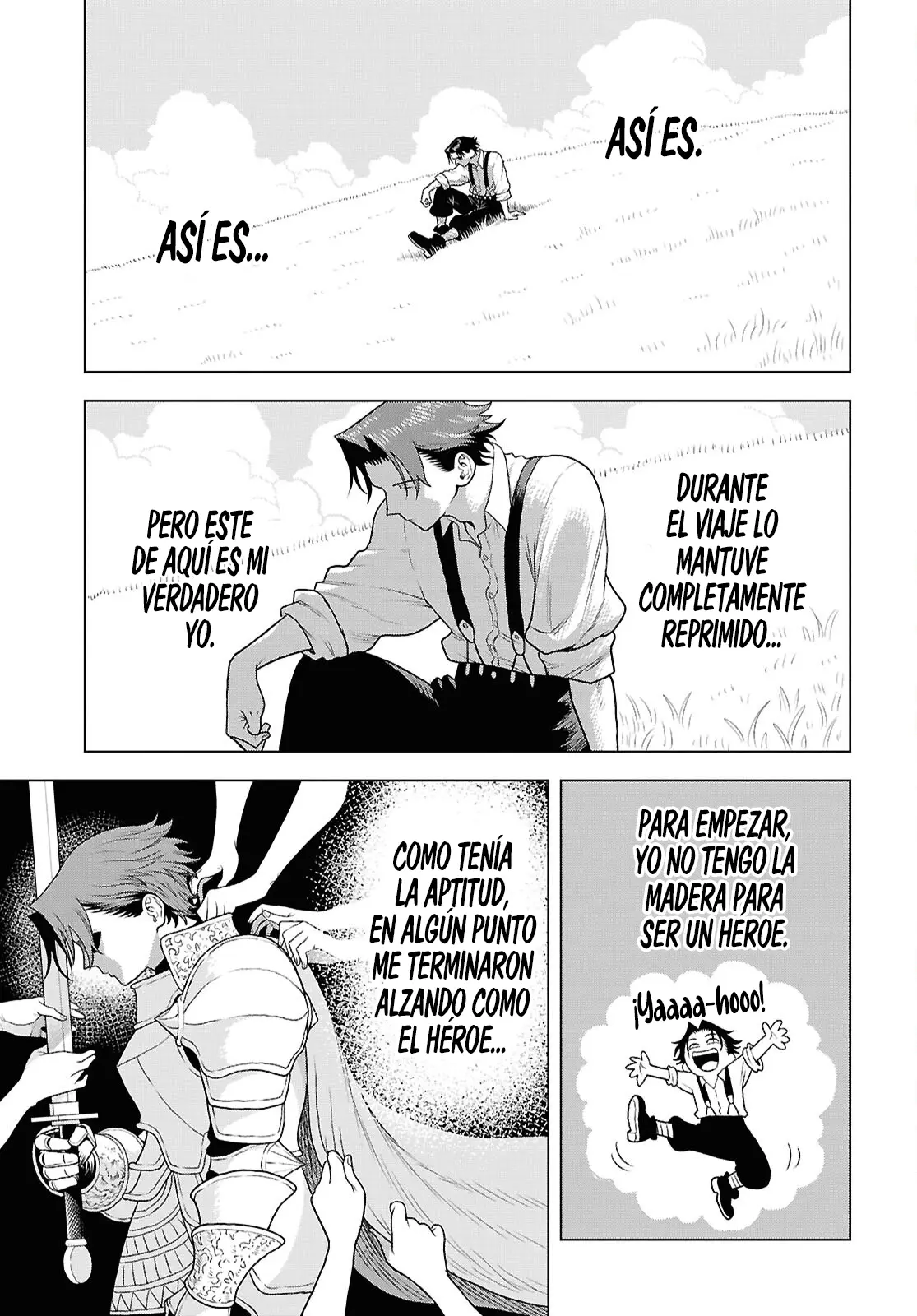 Shinimodotta Ore wa Seinaru Yuusha o Yamete, Harem Tsukutte Koshi o Hekoheko Futteitai capítulo 1 página 45