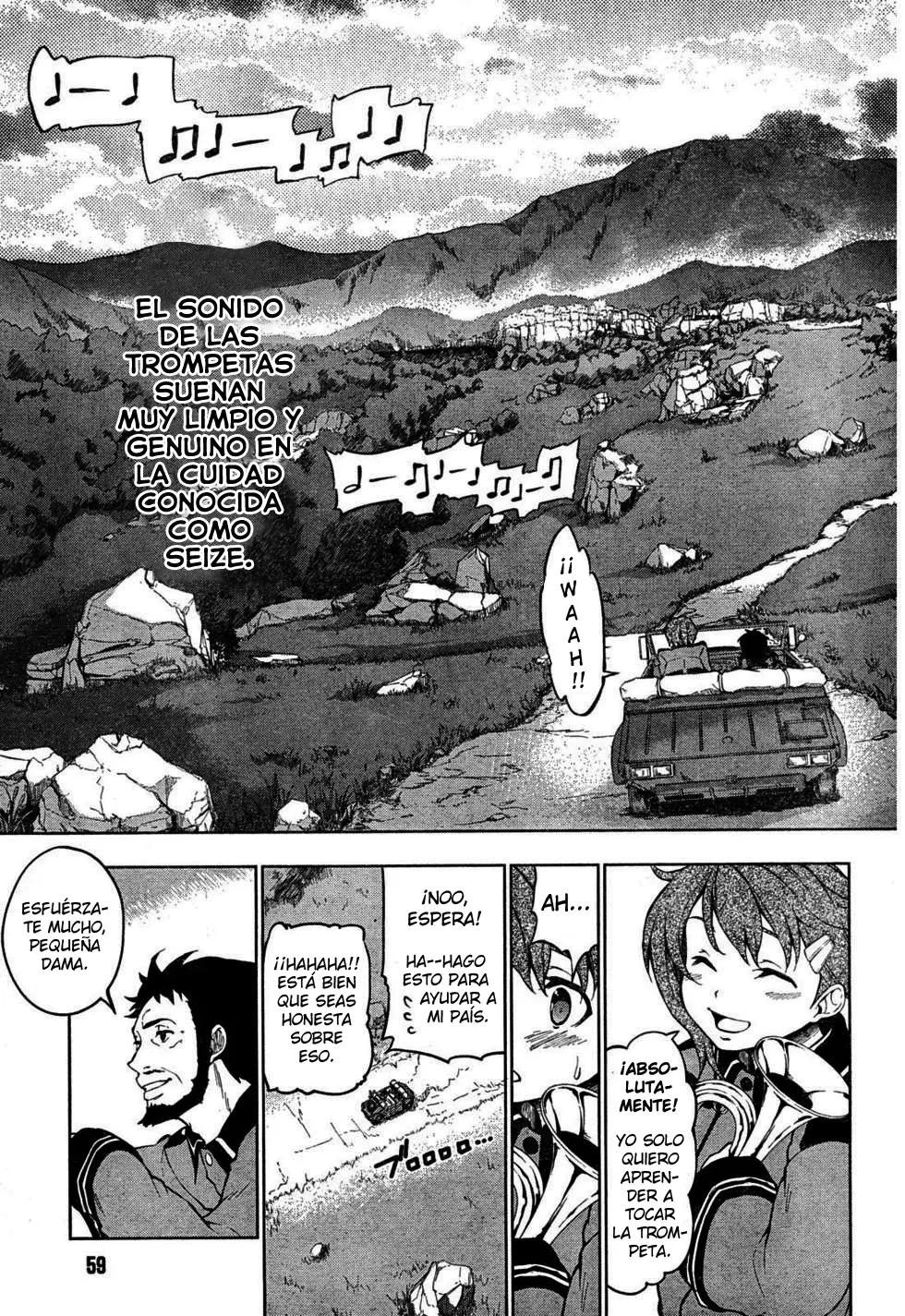 Sora no Woto capítulo 1 página 4