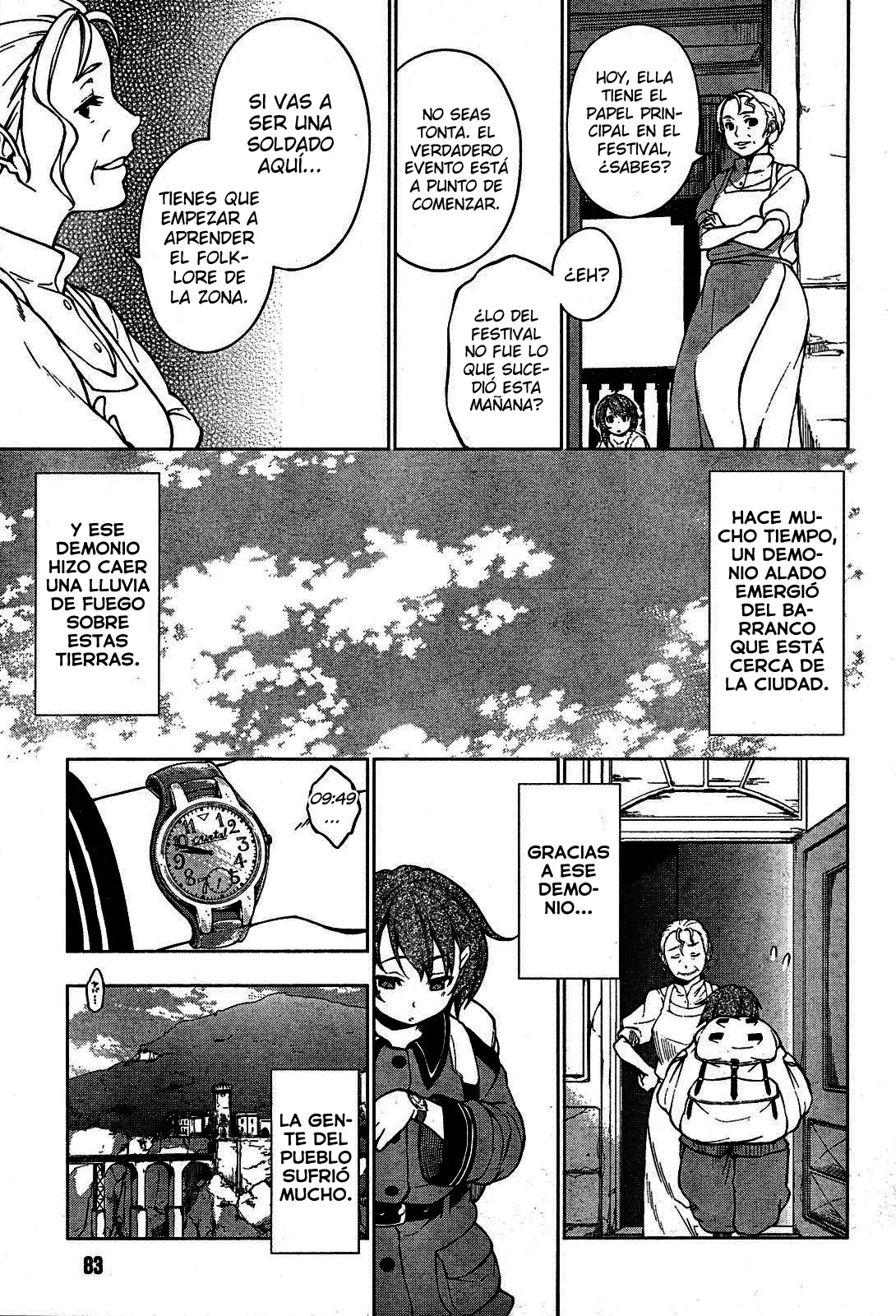 Sora no Woto capítulo 1 página 28