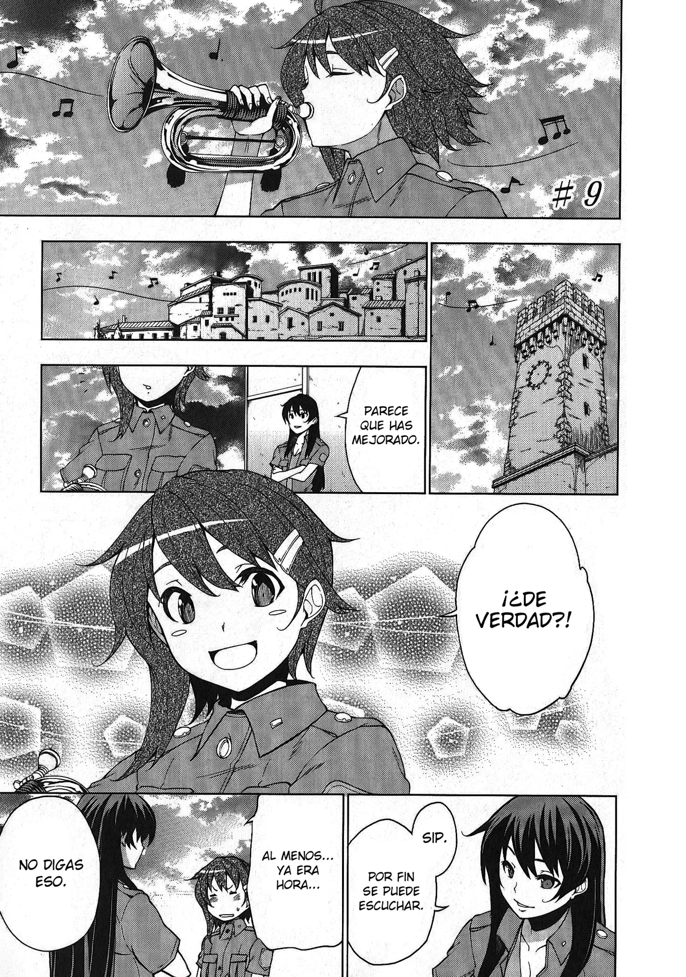 Sora no Woto capítulo 9 página 1