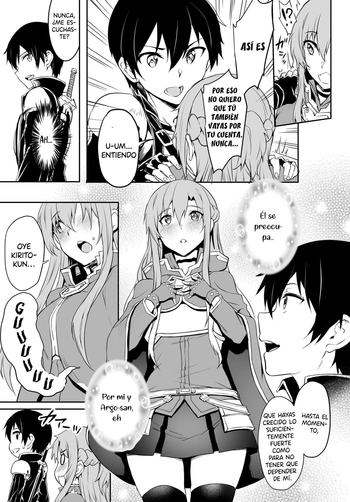 Sword Art Online: Progressive—Kuraki Yuuyami no Scherzo capítulo 1 página 7