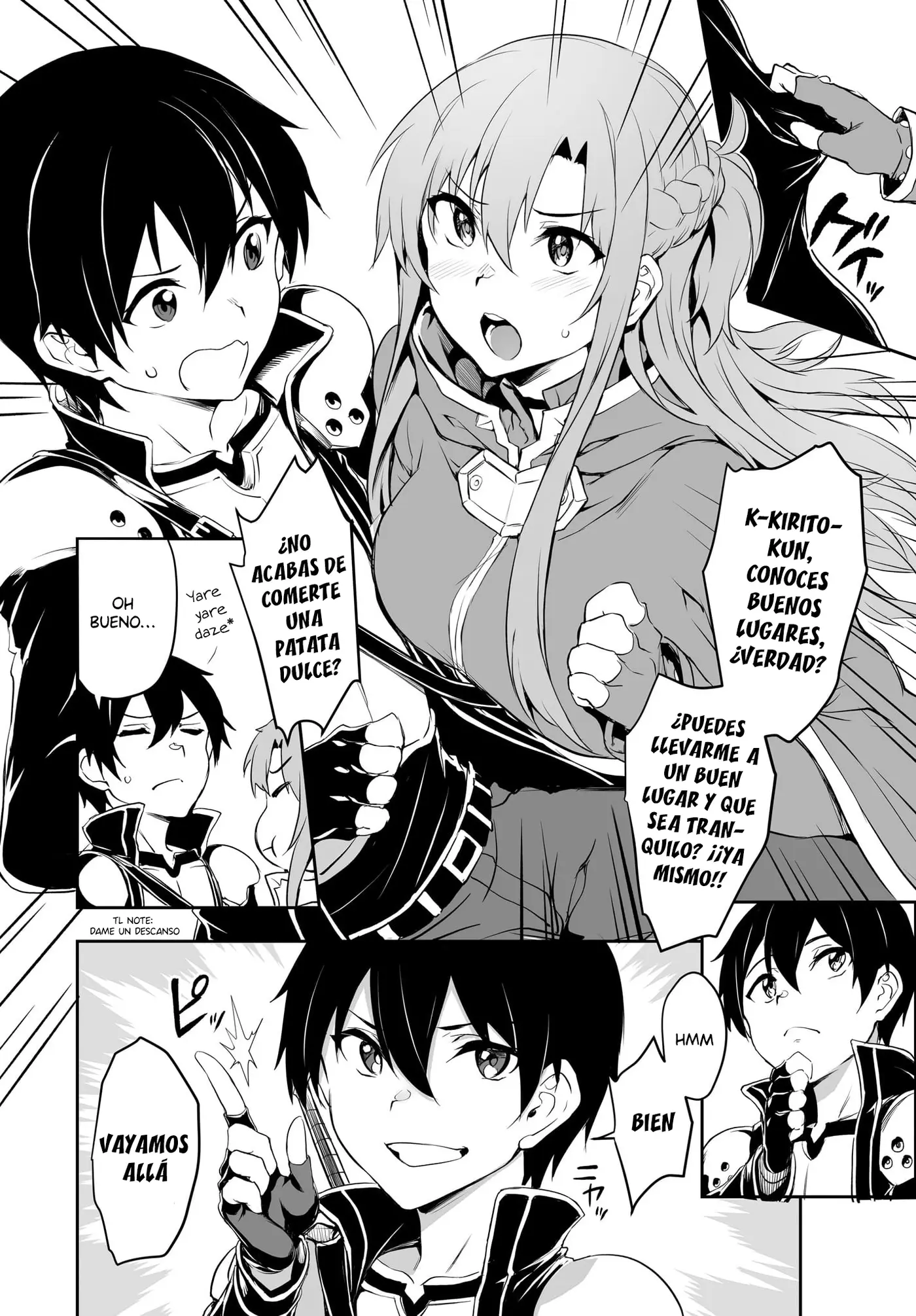 Sword Art Online: Progressive—Kuraki Yuuyami no Scherzo capítulo 1 página 8