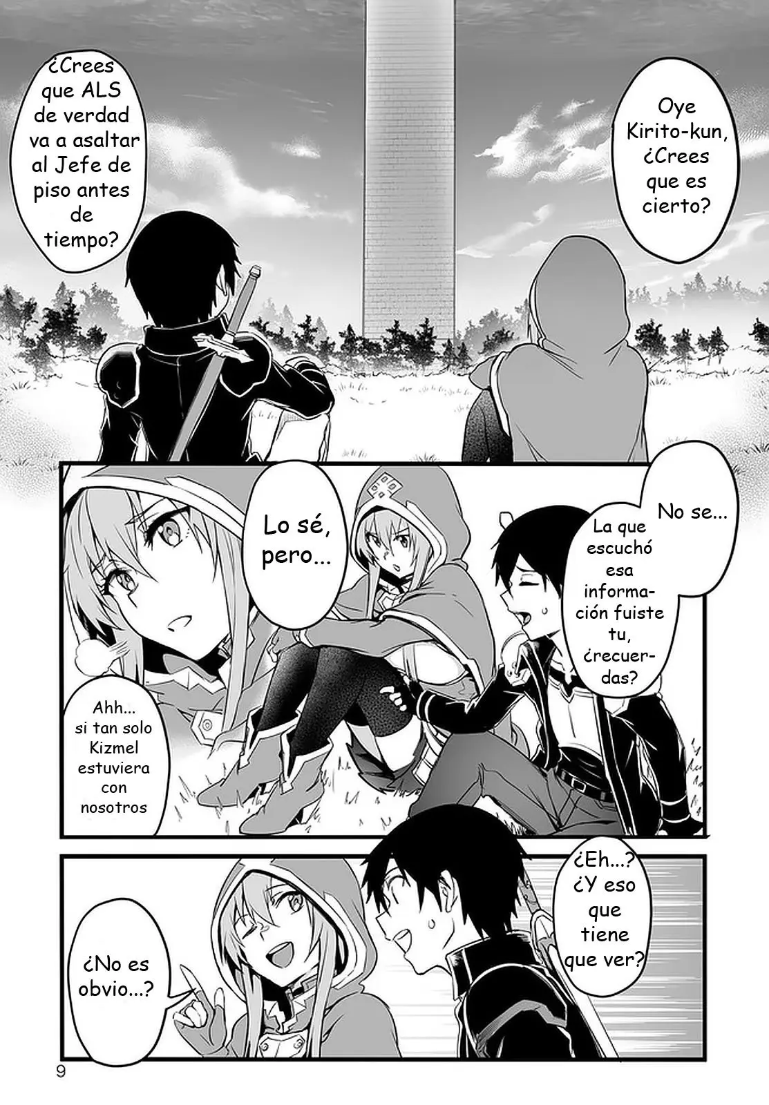Sword Art Online: Progressive—Kuraki Yuuyami no Scherzo capítulo 7 página 8