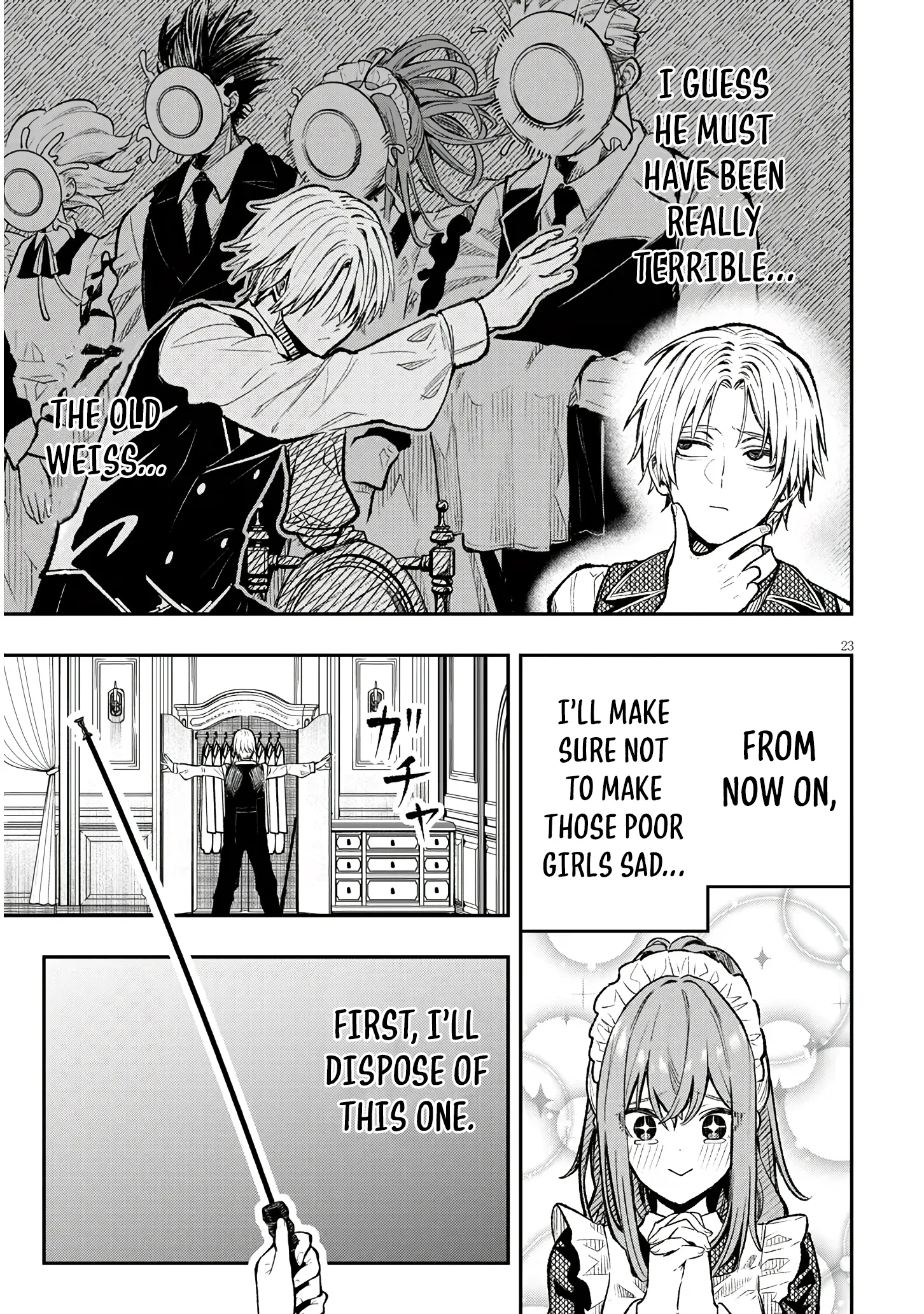 Taida na Akujoku Kizoku ni Tensei shita Ore, Scenario wo Bukkowashitara Kikakugai no Maryoku de Saikyou ni Natta - Capítulo 1 - Página 23 - LectorTMOo