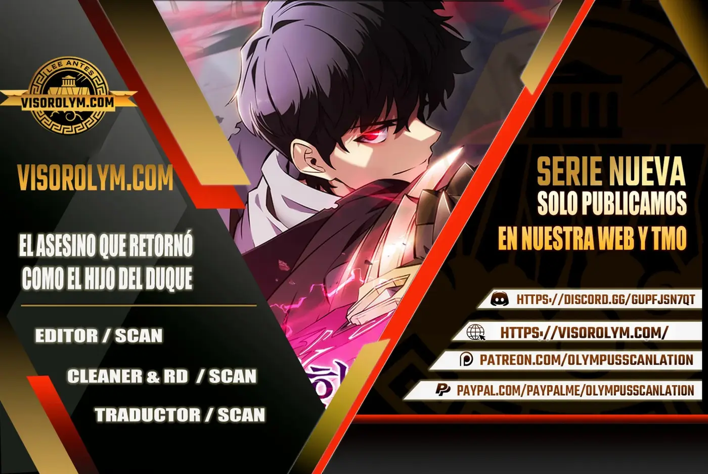 The Reborn Young Lord Is an Assassin capítulo 3 página 1