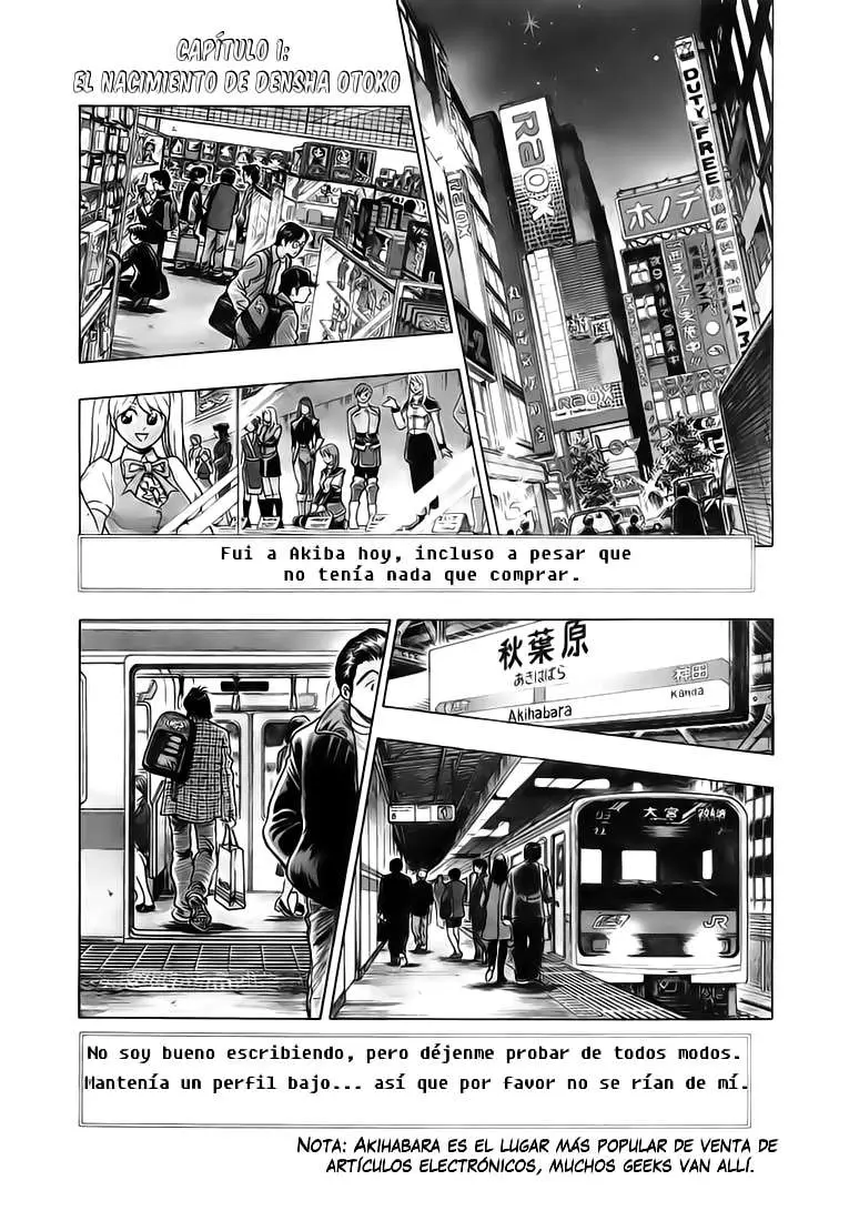 Train Man - Net Development, the Love Story of a Local Train capítulo 1 página 2