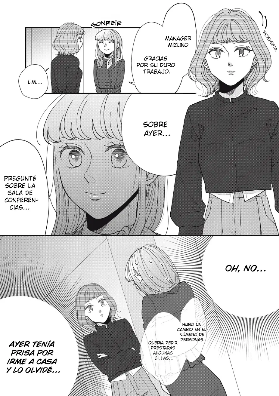 Watashi to Kanojo no Kawaii Koi no Hajime Kata capítulo 14 página 2