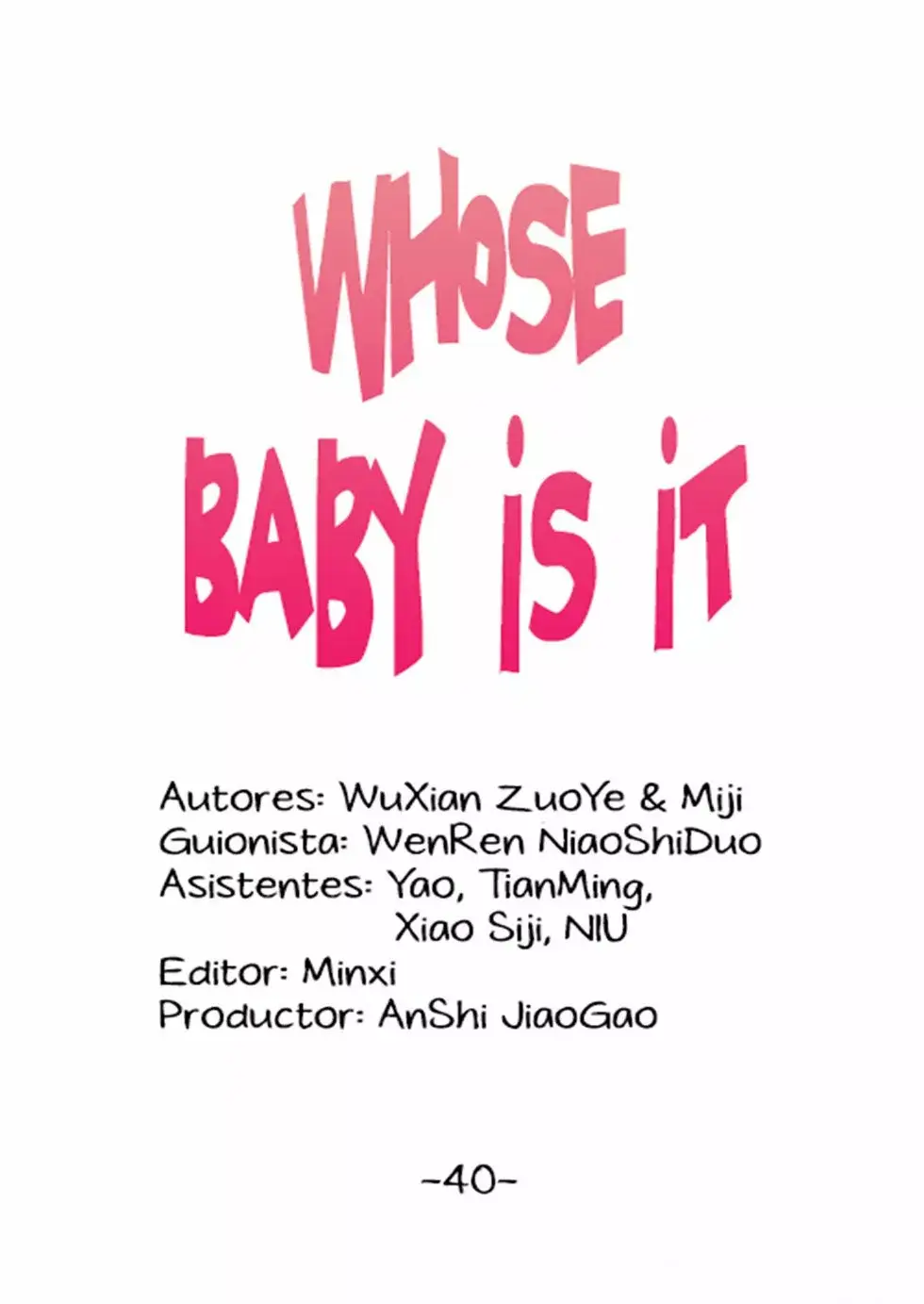 Whose Baby Is It? capítulo 40 página 3