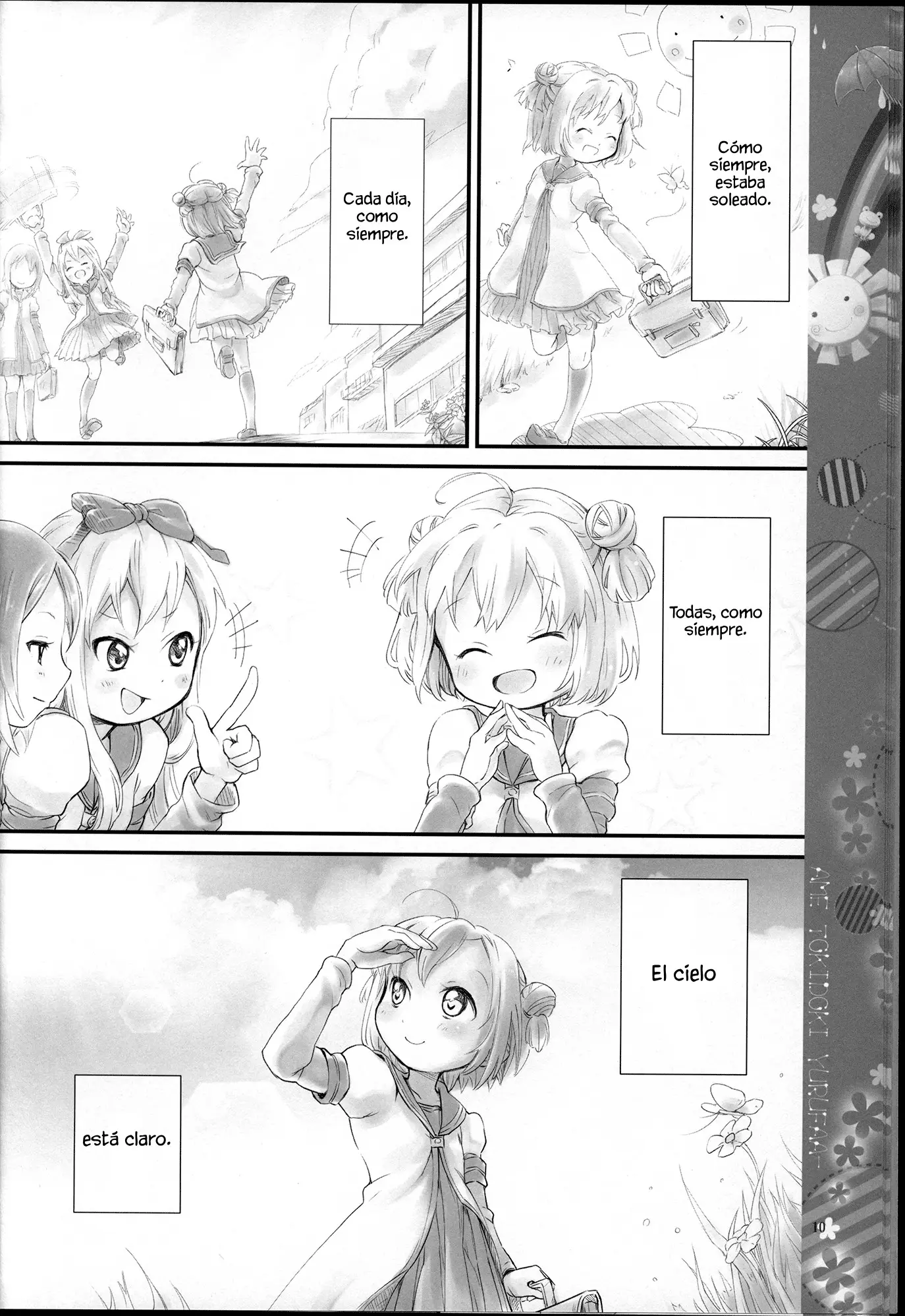 YuruYuri - Ame Tokidoki Yurufaa (doujinshi) capítulo 0 página 10