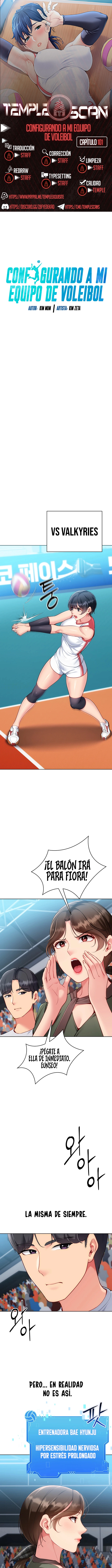 Configurando A Mi Equipo De Voley Bol capítulo 101 página 1