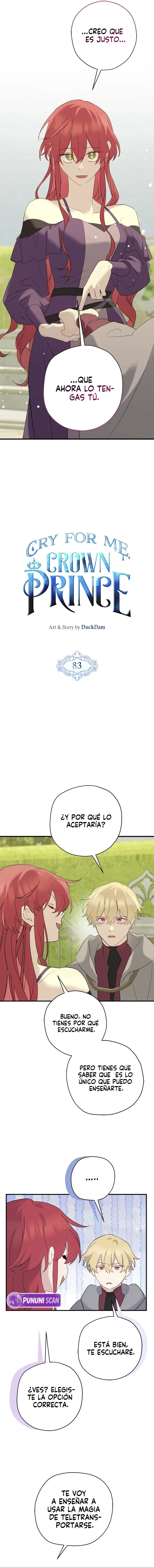 Por favor, llora Príncipe Heredero - Capítulo 83 - Página 5 - LectorTMOo