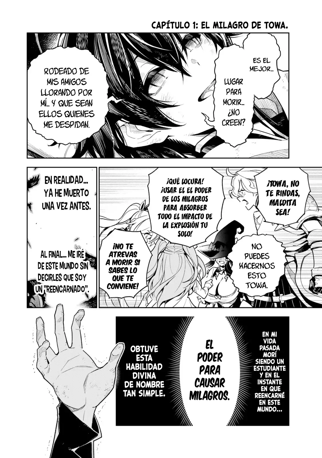 NAKAMA WO MAMOTTE SHINDARA NIJUUNEN GO NO ONAJI SEKAI NI UMAREKAWATTA KUDAN……DEMO ORE, TENSEI NIKAME NANDAKEDO? capítulo 1 página 9