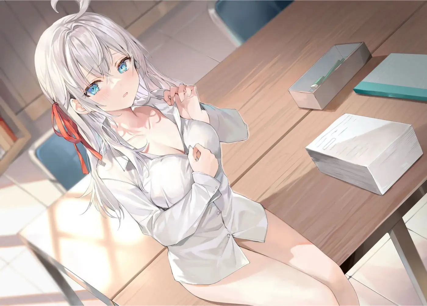 Alya-san, Quien Se Sienta A Mi Lado, A Veces Susurra Cosas Dulces en Ruso.ㅤ - Capítulo 51 - Página 17 - LectorTMOo
