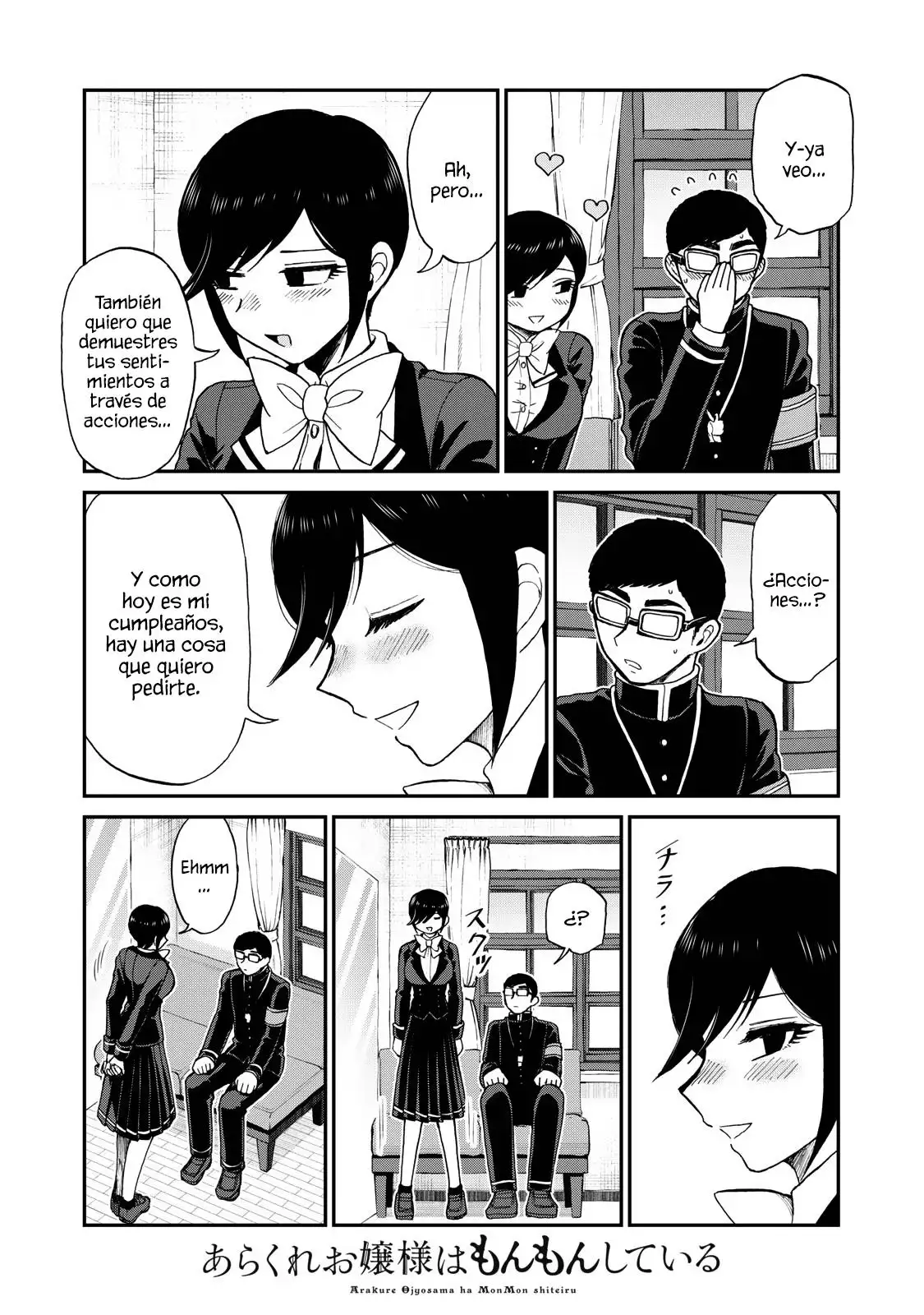 Arakure Ojousama Wa MonMon Shiteiru capítulo 37 página 8