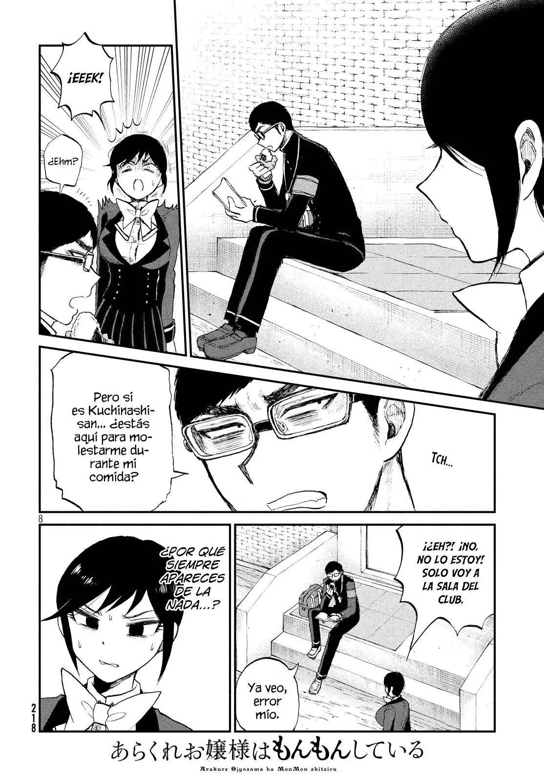 Arakure Ojousama Wa MonMon Shiteiru capítulo 9 página 8