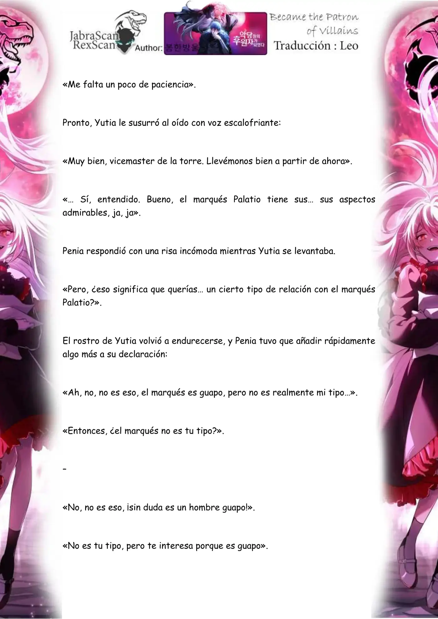 Became the Patron of Villains (Novela) - Capítulo 155 - Página 8 - LectorTMOo